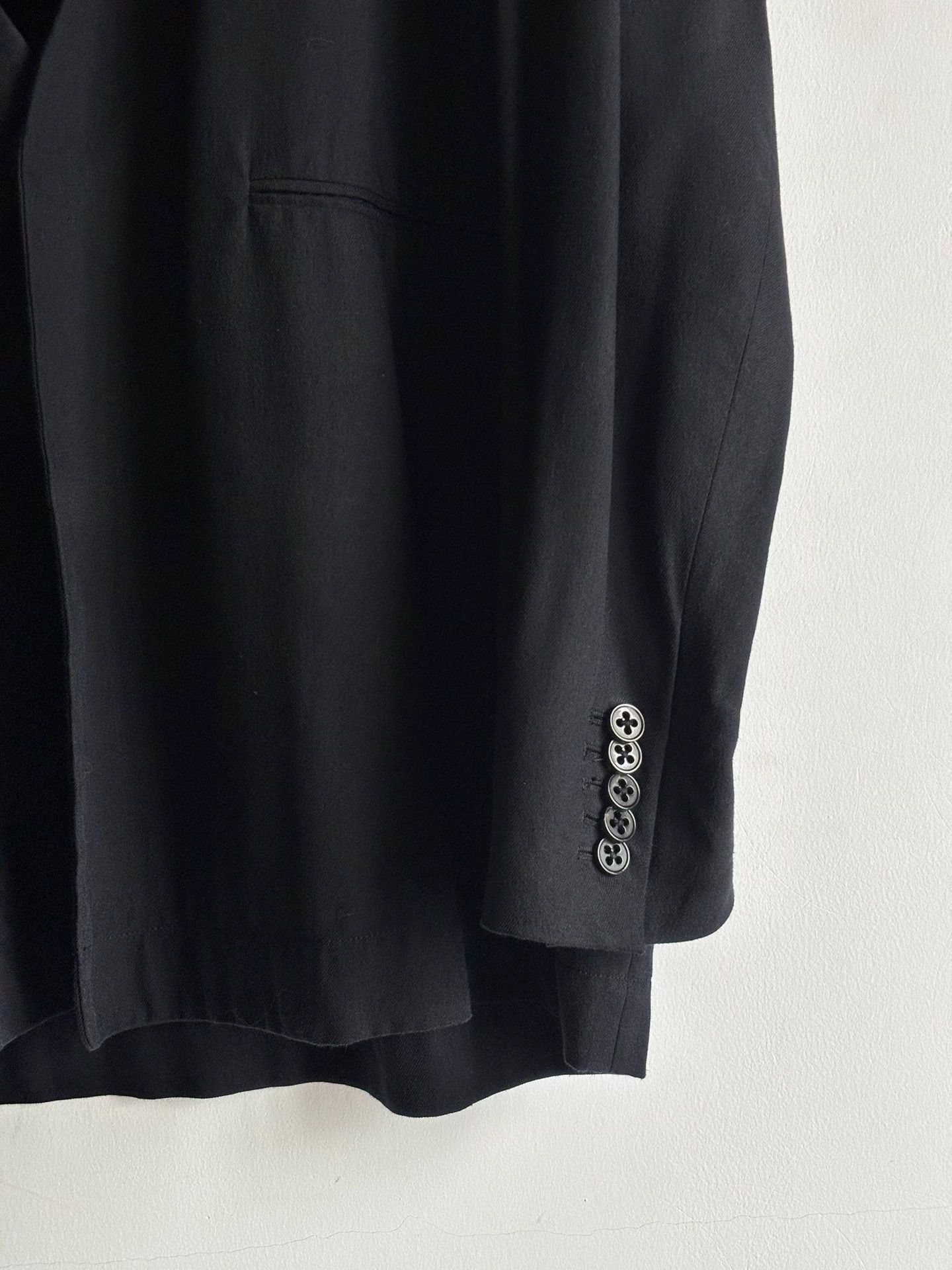Damir Doma Black Open-Front Light Jacket Size US XXS / EU 40 - 4 Thumbnail