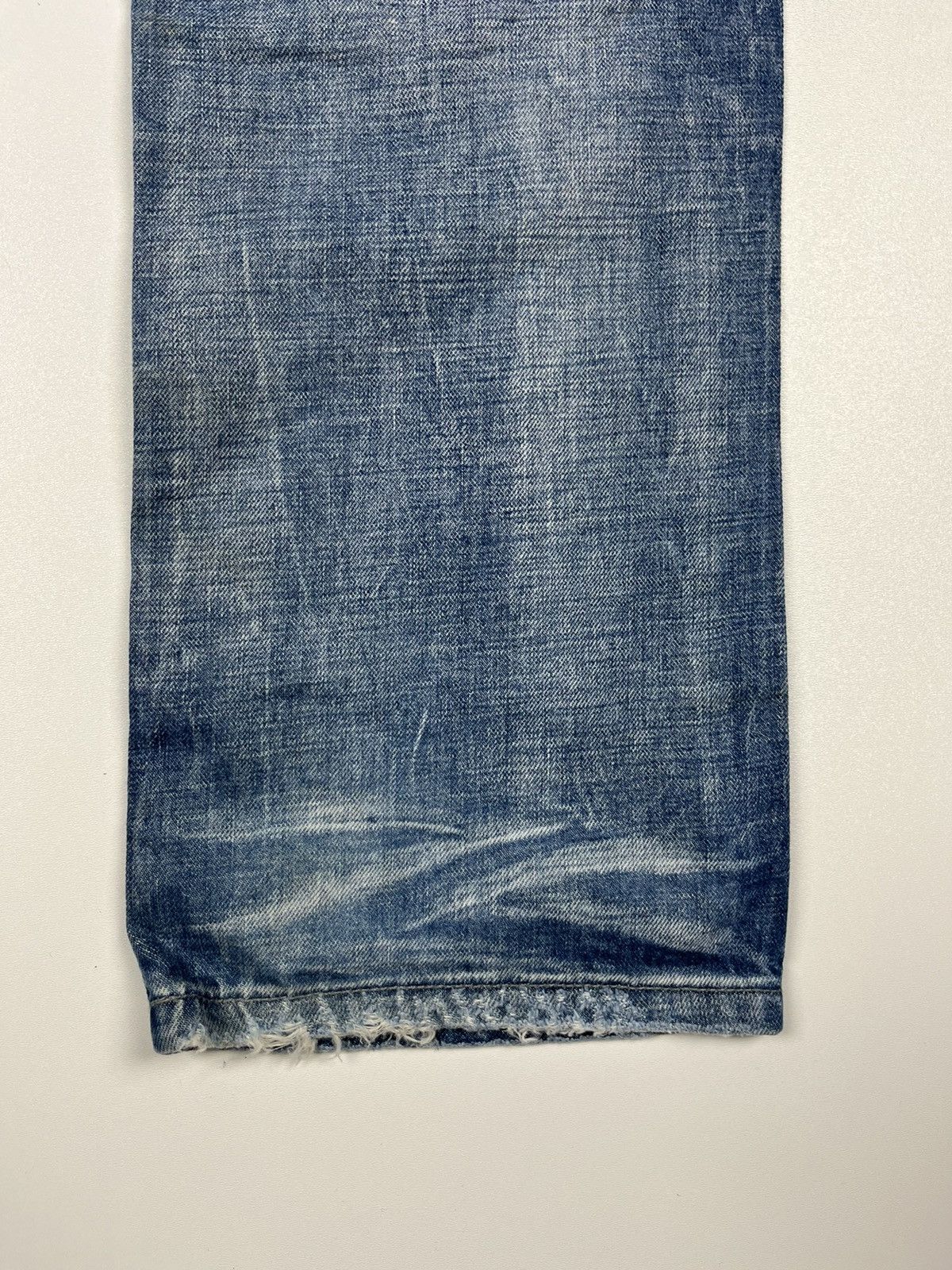 Japanese Brand Tough jeansmith patchwork distressed denim jeans Size US 30 / EU 46 - 7 Thumbnail