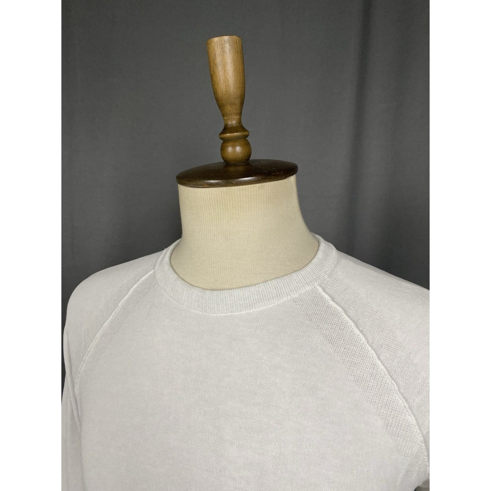 Stone Island Stone Island Men's Beige White Crewneck Sweater Size L Size US L / EU 52-54 / 3 - 6 Thumbnail