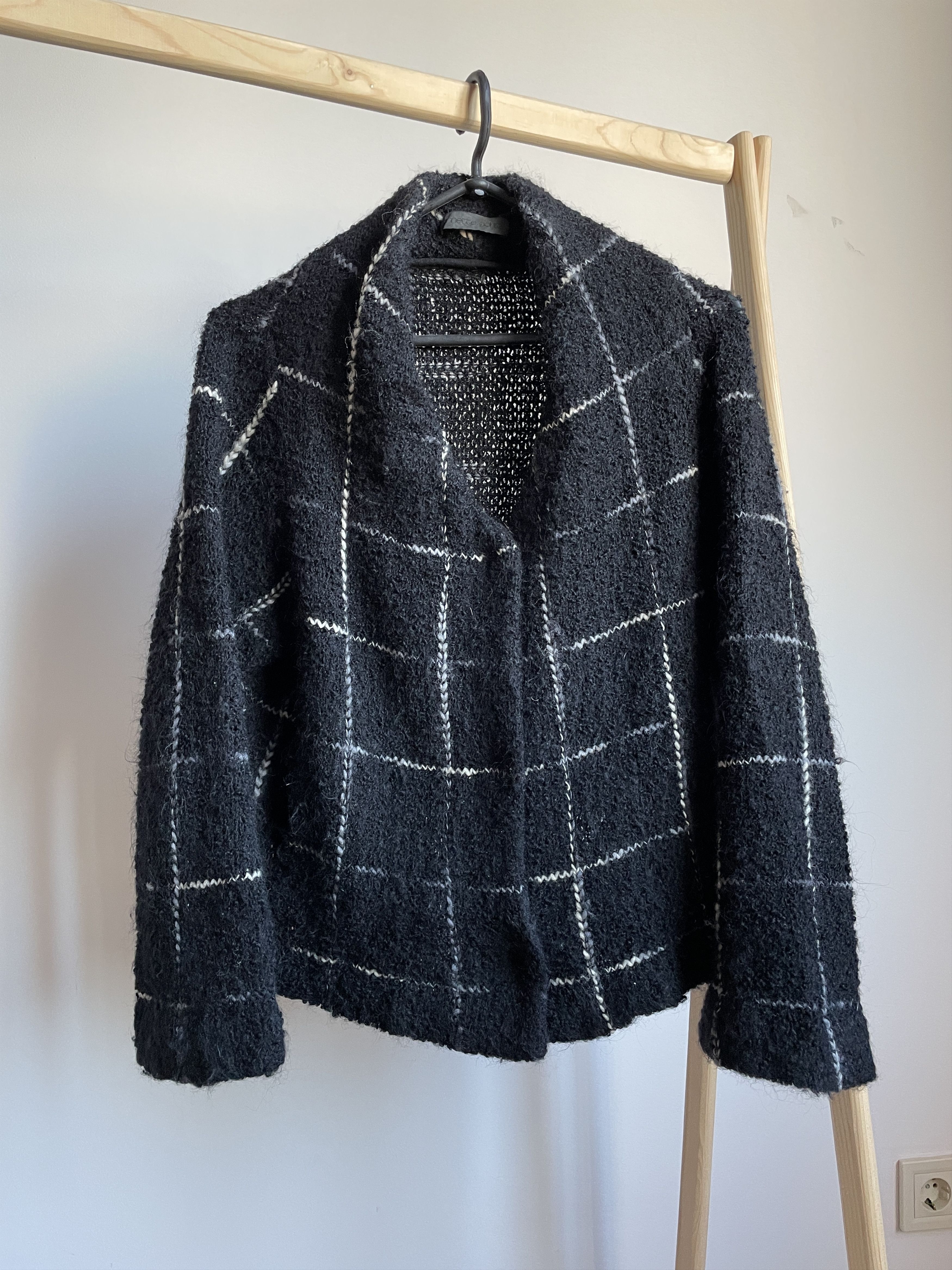 Annette Gortz Annette Gortz Womens Wool Blend Check Blazer Size M Size M / US 6-8 / IT 42-44 - 1 Thumbnail