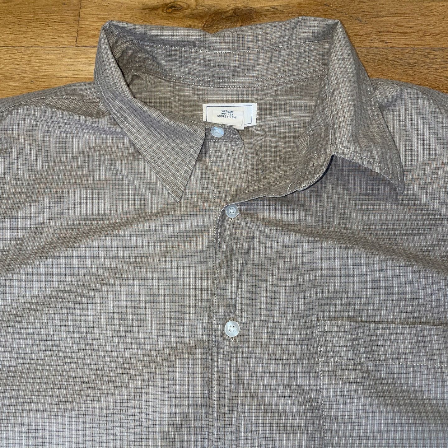 Dockers × Vintage Dockers Men's Short Sleeve Cotton Checkered Shirt Size Xl Size US XL / EU 56 / 4 - 3 Thumbnail