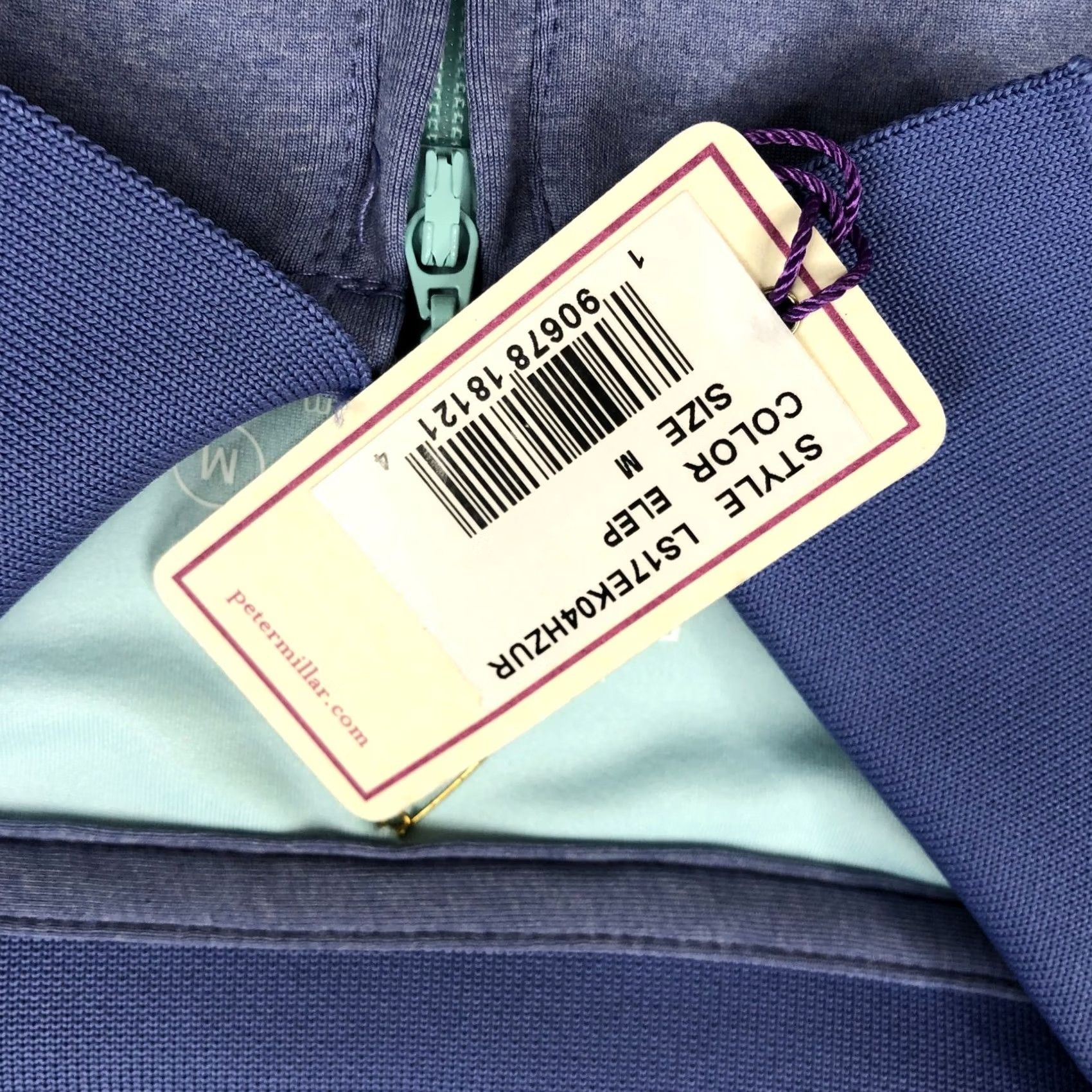 Peter Millar Peter Millar Polo Shirt 1/4 Zip UPF 50+ Purple Women's Zurich Classic Golf Polo Size ONE SIZE - 5 Thumbnail