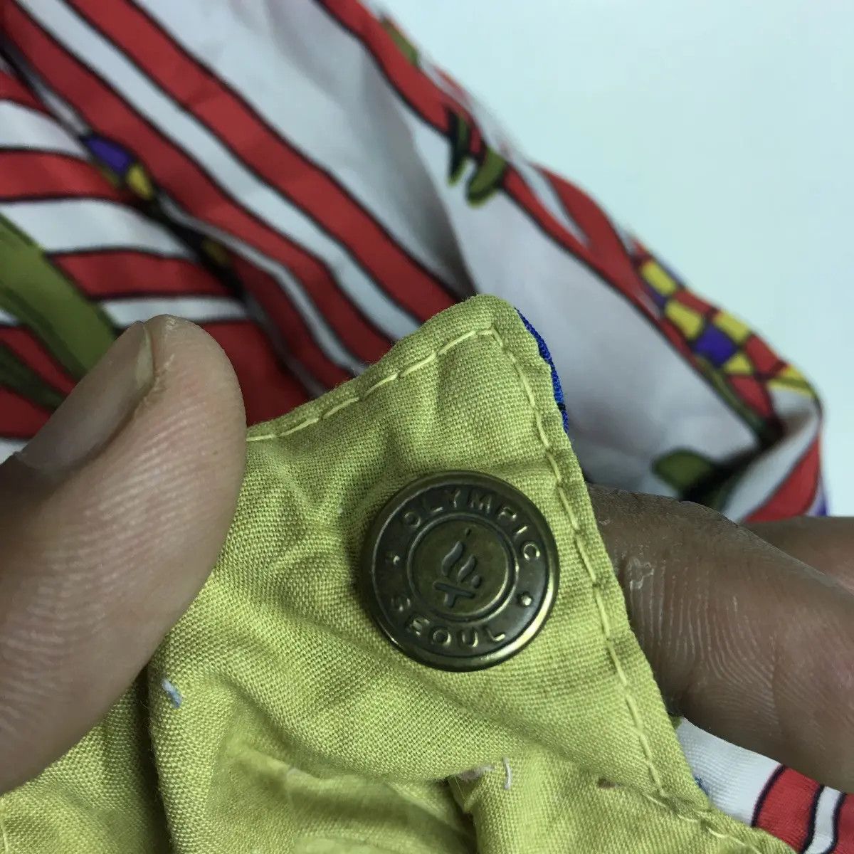 Vintage Vtg OLYMPIC SEOUL Pop Art Jacket Parka Trench Sweate Size XL / US 12-14 / IT 48-50 - 3 Thumbnail