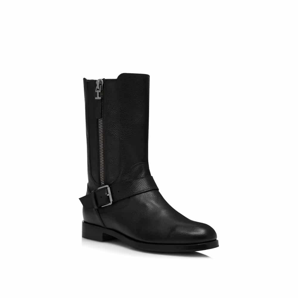 Tom Ford o1loc1c1125 W3458 Grain Leather Marianne Ankle Boots Black Size US 8 / IT 38 - 2 Thumbnail