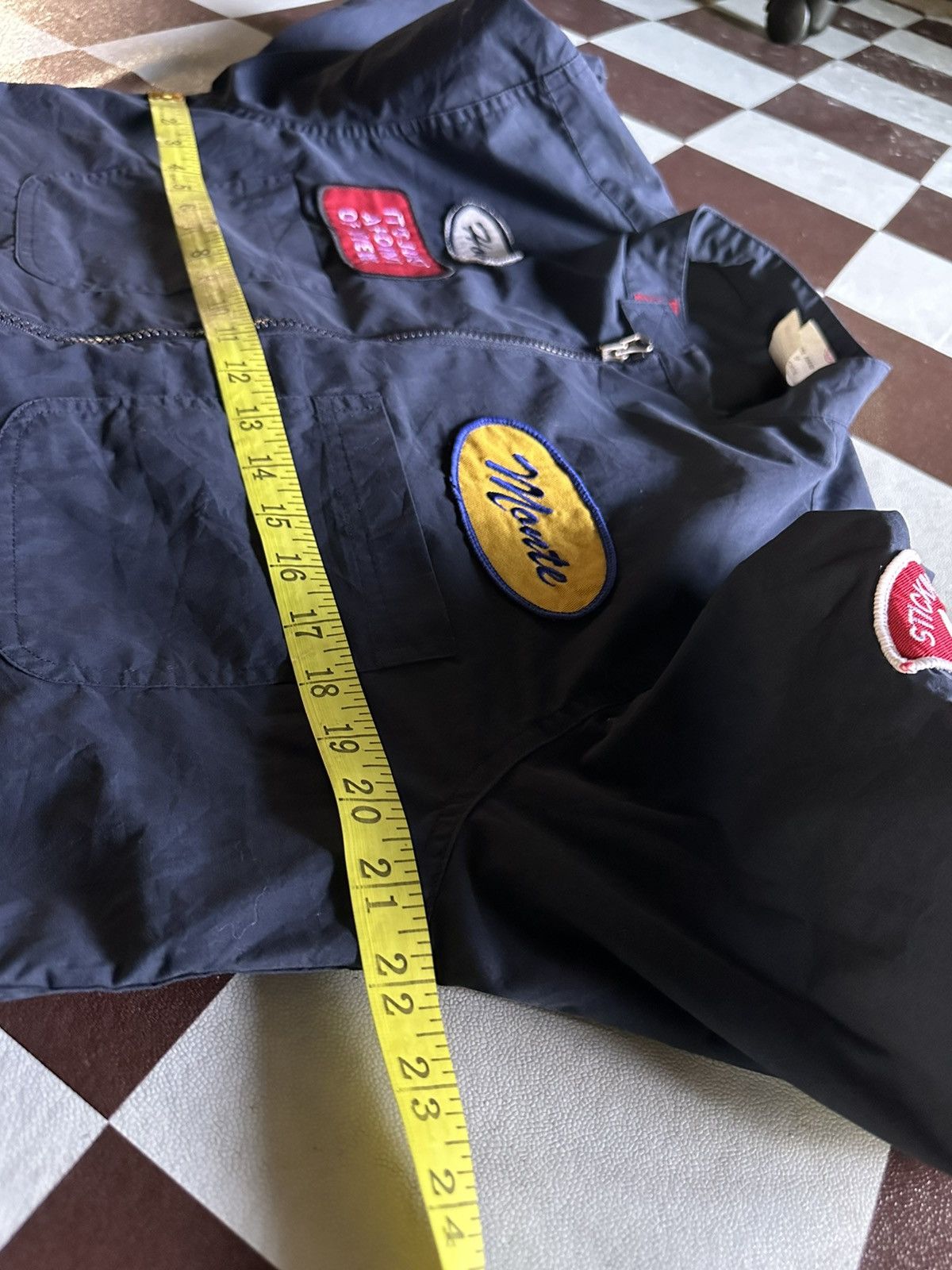 Japanese Brand Never seen thing zipper jacket with patches Size US M / EU 48-50 / 2 - 10 Thumbnail