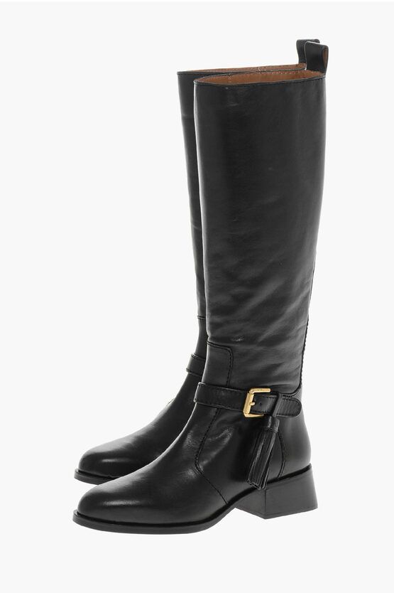 Chloe SEE BY Under the Knee DANIMARCA Boots with Tassel | Grailed