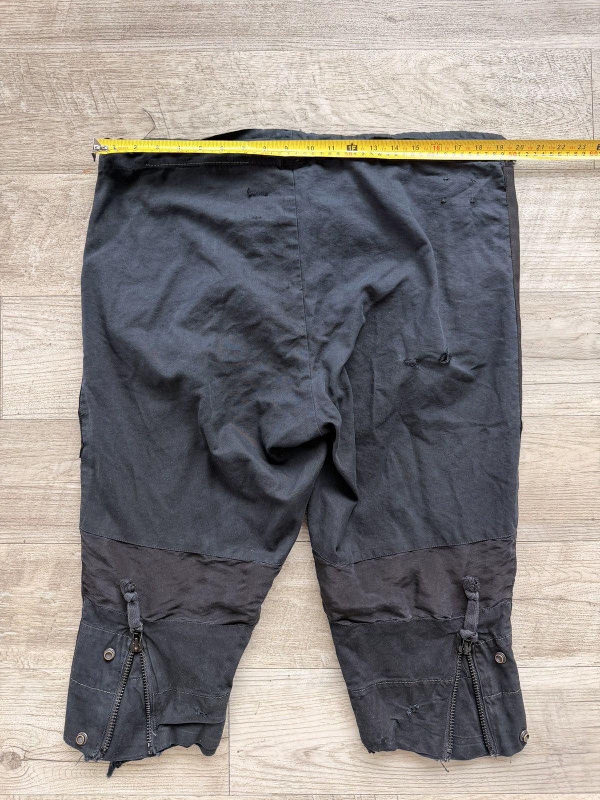 Greg Lauren 🚨OG 3/4 Tent Shorts with Back Zippers Size US 36 / EU 52 - 3 Thumbnail
