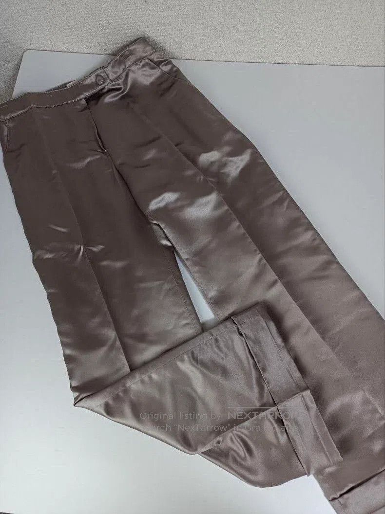 Valentino Valentino Brown satin three-piece set Size S / US 4 / IT 40 - 7 Thumbnail