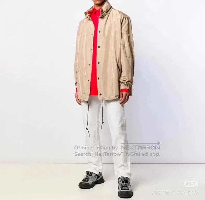 Balenciaga Balenciaga Khaki back large logo jacket windbreaker Size XS / US 0-2 / IT 36-38 - 3 Thumbnail