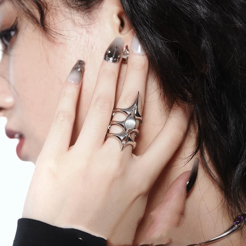 Jewelry Modern Jewelry Rings Open Size Chrome Ring (Size 7-13) Size ONE SIZE - 3 Thumbnail