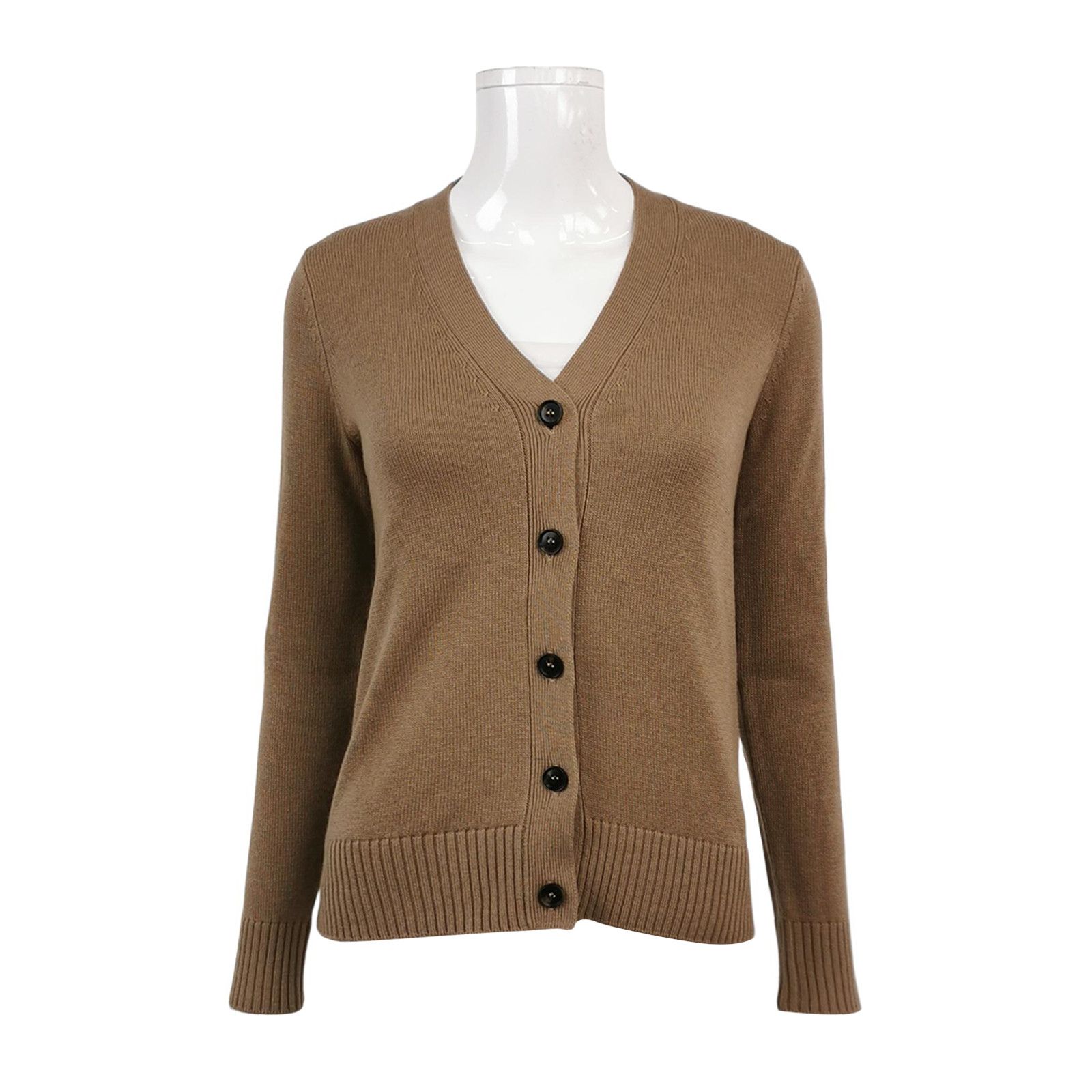 Max Mara 'S MaxMara Wool Logo Patch Cardigan XS Size XS / US 0-2 / IT 36-38 - 1 Thumbnail