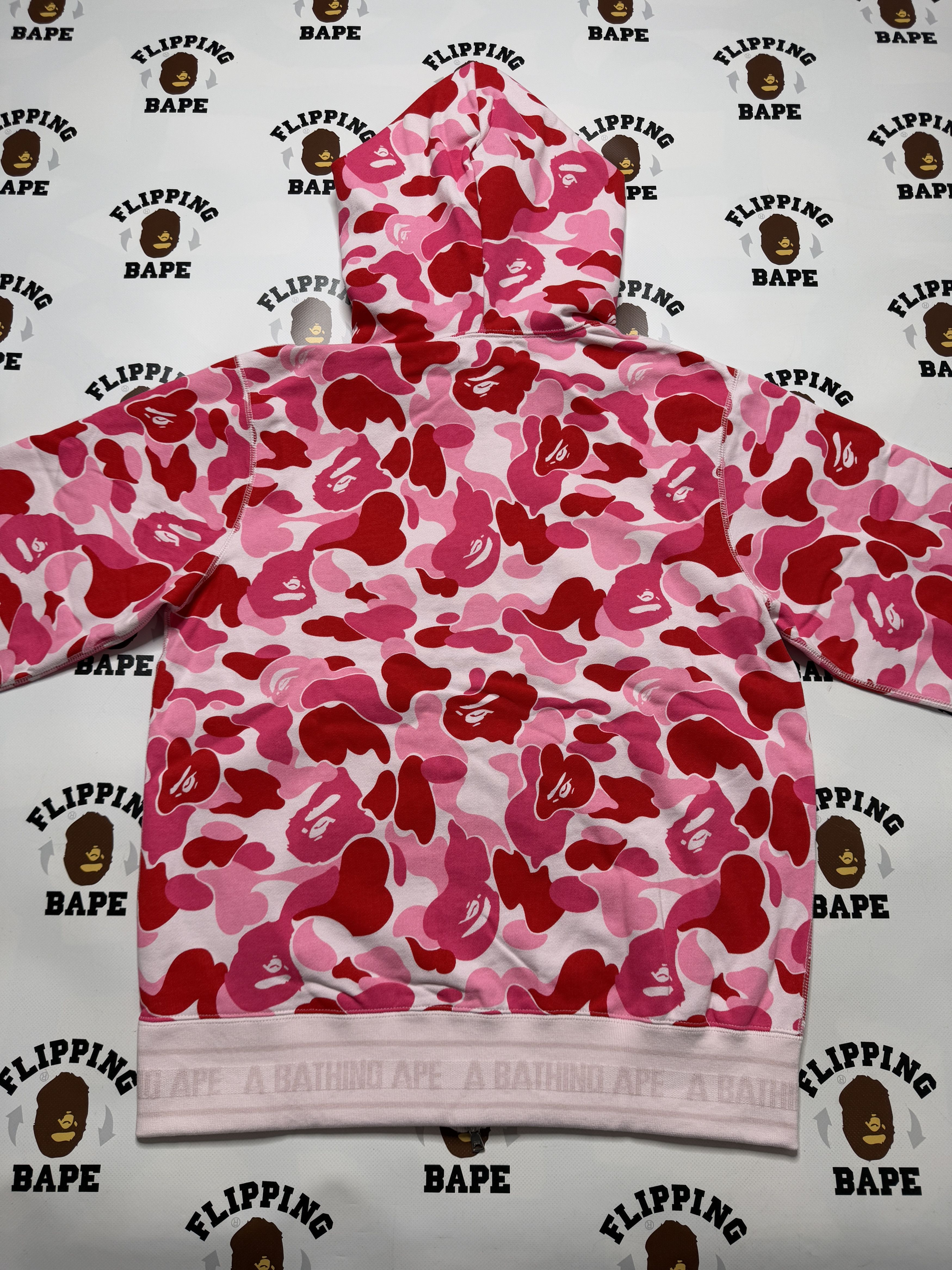 Bape BAPE ABC CAMO LOGO RIB FULL ZIP HOODIE Size US L / EU 52-54 / 3 - 7 Thumbnail