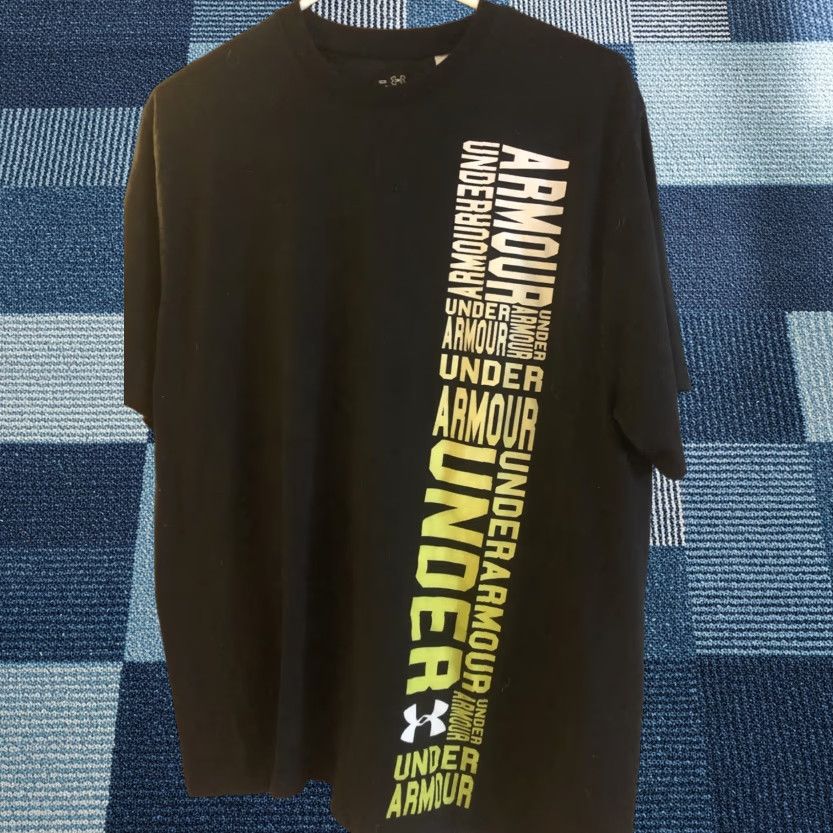 Under Armour Under Armour HeatGear Mens M Short Sleeve T-Shirt Black Logo Graphic Shirt Crew Neck Size US M / EU 48-50 / 2 - 1 Thumbnail