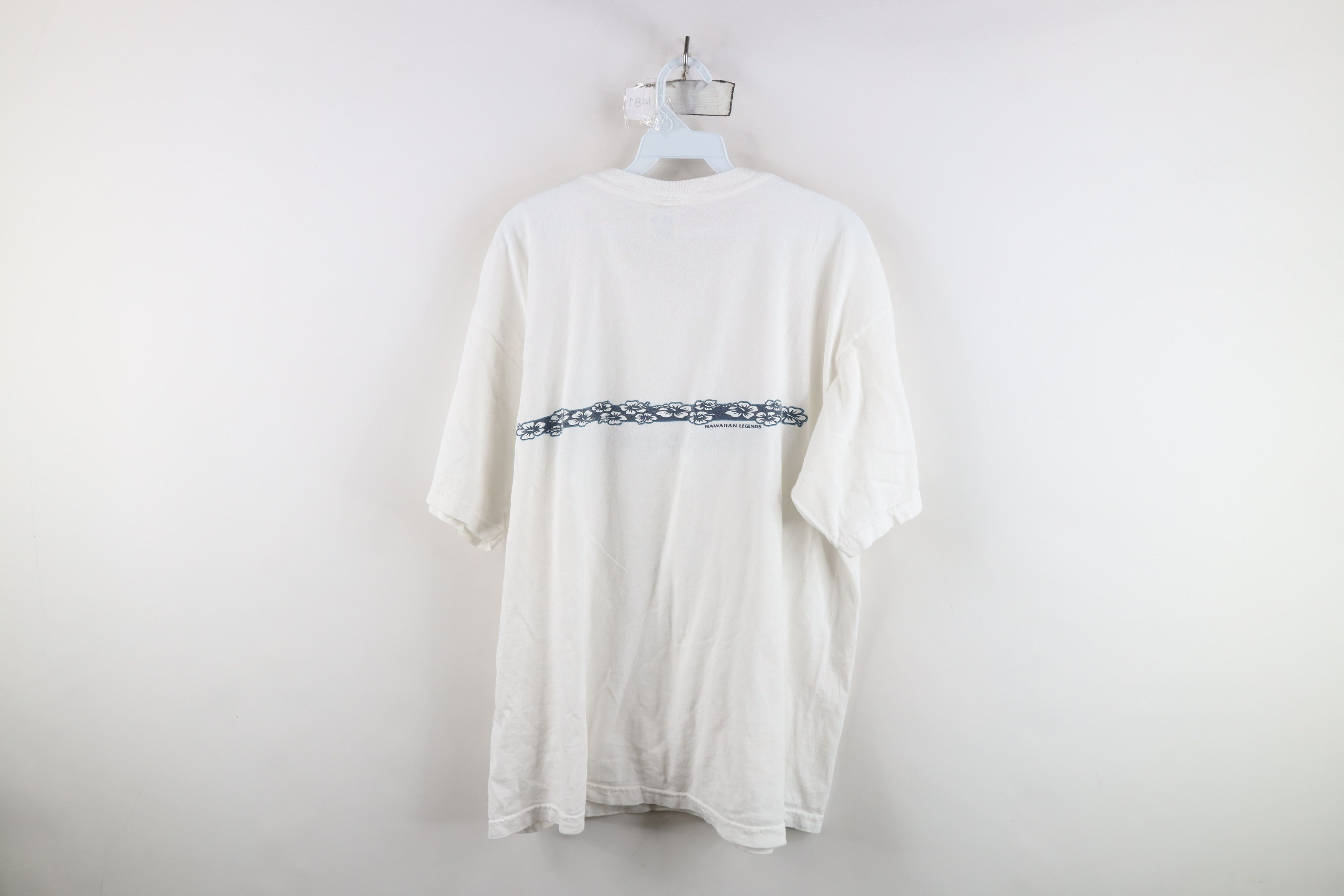 Vintage Vintage 90s Y2K Streetwear Legends Surfing T-Shirt White Size US XL / EU 56 / 4 - 12 Thumbnail