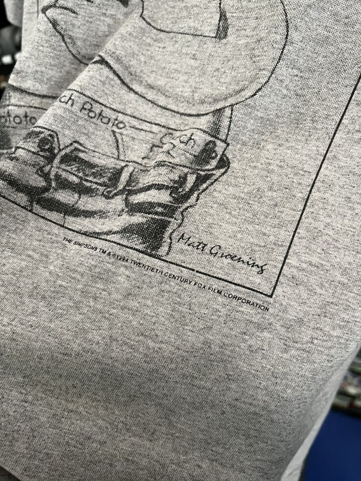 The Simpsons 1994 Homer Couch Potato Calvin Klein Parody Tee Size US XL / EU 56 / 4 - 4 Thumbnail