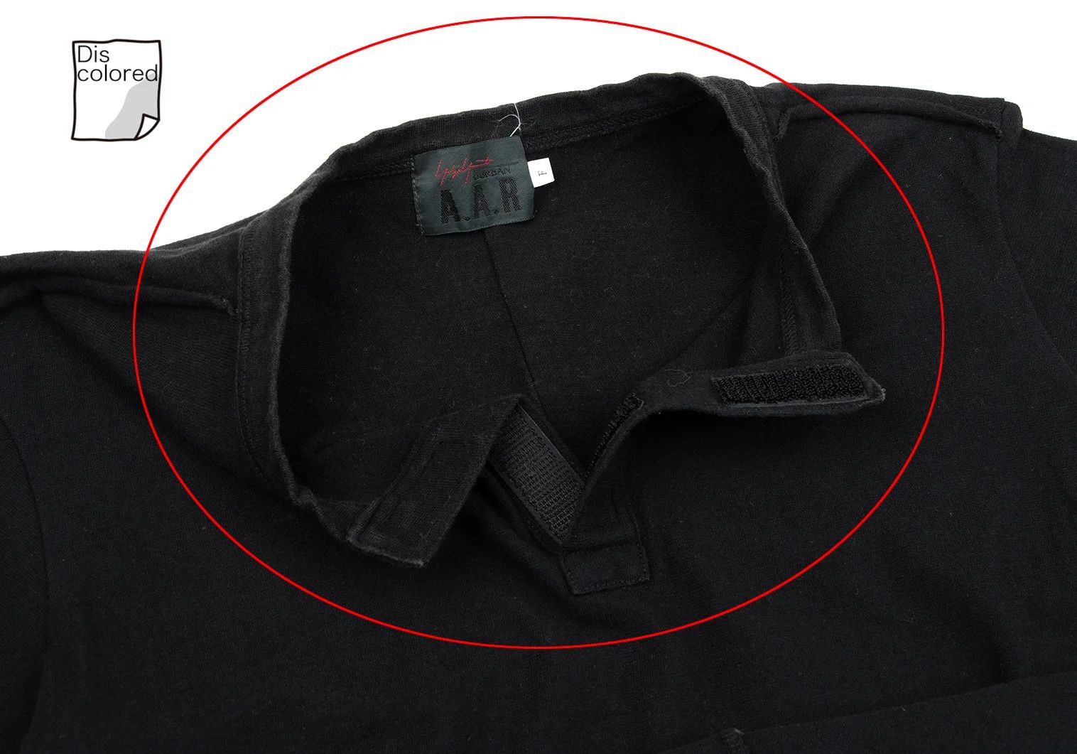 Yohji Yamamoto Yohji Yamamoto Velcro Neck Center Seam T-Shirt Size US M / EU 48-50 / 2 - 4 Thumbnail