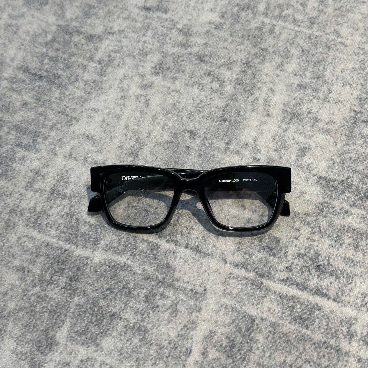 Off-White OFF WHITE OPTICAL STYLE 59 BLACK SUNGLASSES Size ONE SIZE - 2 Thumbnail