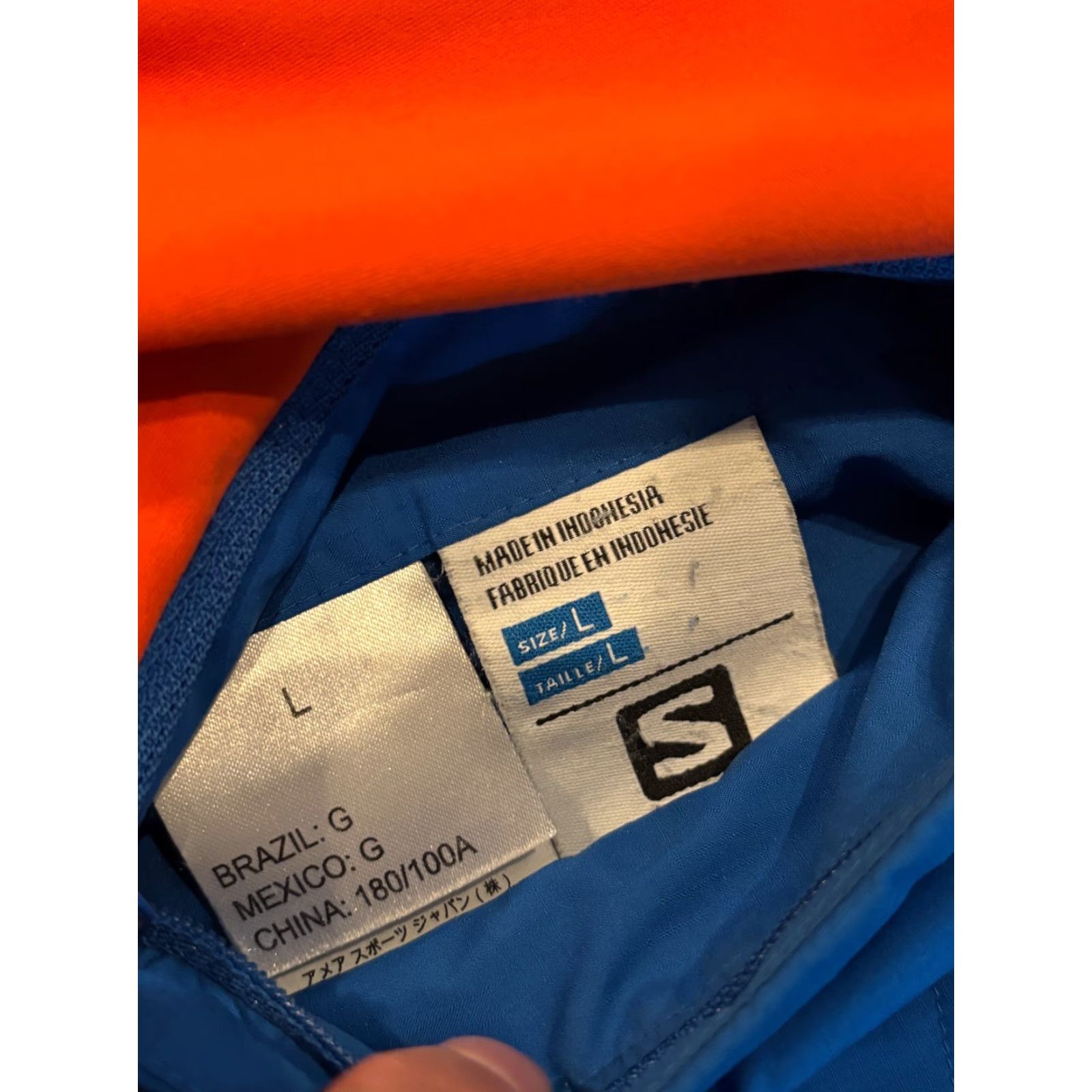 Salomon Salomon Jacket Womens Large Blue Orange Hooded Full Zip Reversible Parka Ski Size M / US 6-8 / IT 42-44 - 2 Thumbnail