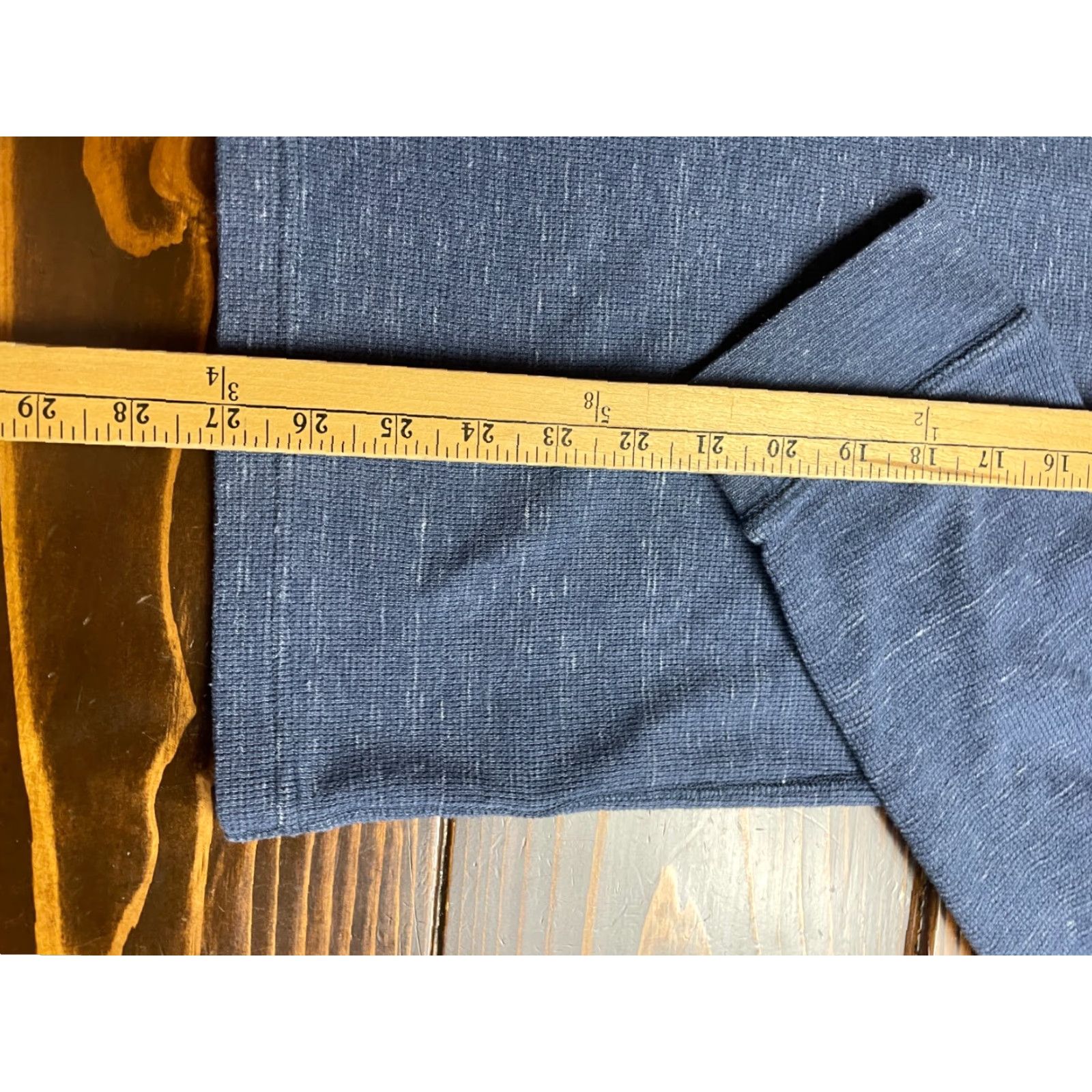 Vintage SONOMA Shirt Men's XL Blue Heather Long Sleeve Henley Micro Waffle Round Button-Up Regular Fall Sports Size US XL / EU 56 / 4 - 5 Thumbnail