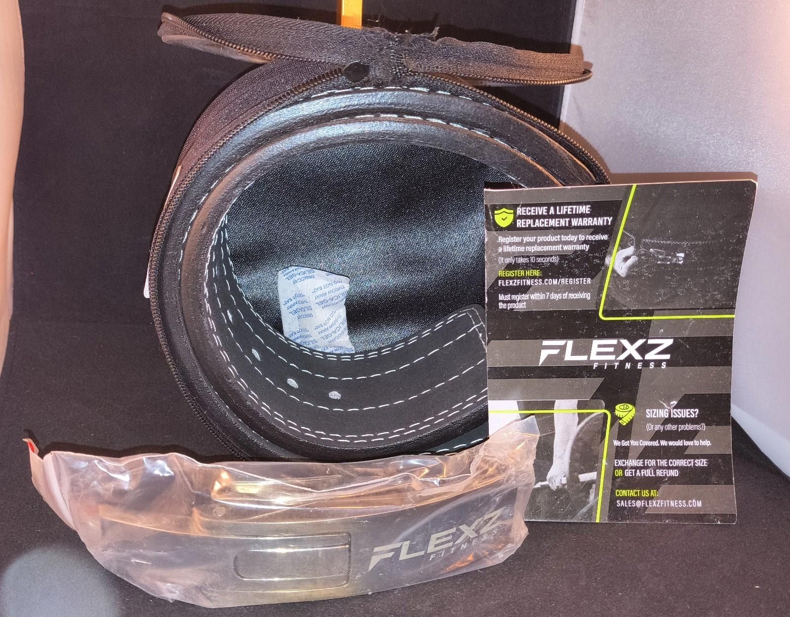 Other NEW FLEXZ Fitness Lever Weight Lifting Belt Leather - Size M Size ONE SIZE - 3 Thumbnail
