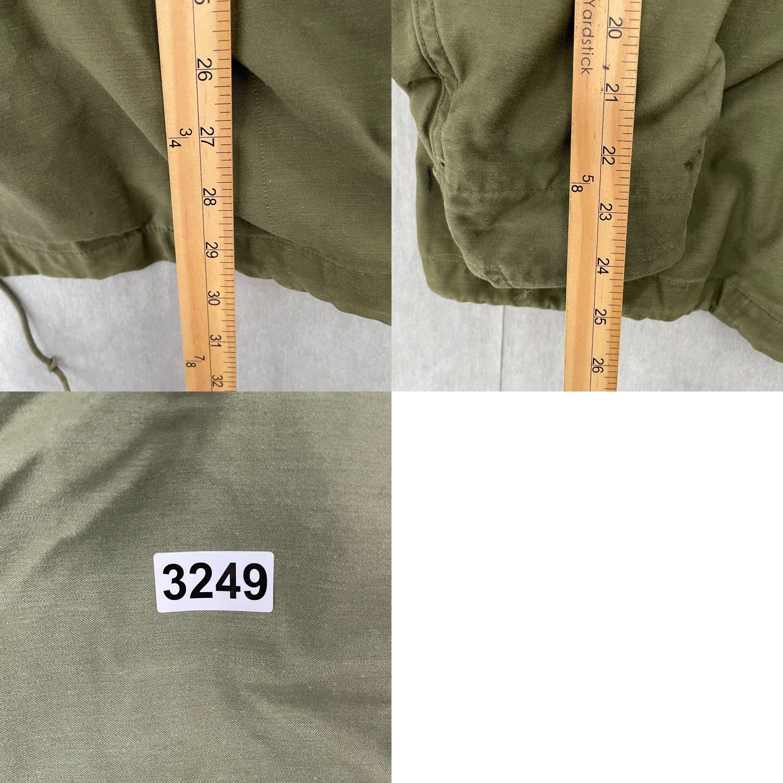 Alpha Industries VINTAGE Alpha Industries US Army Jacket Coat Military 80s 90s Green M Mens Regular Cotton Blend Full Zip Hooded Lined Pockets Stand-Up Collar Size US M / EU 48-50 / 2 - 10 Thumbnail