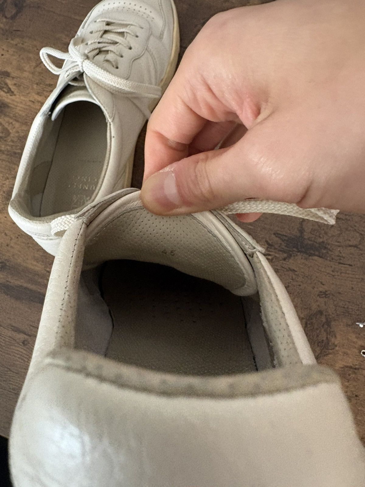 Brunello Cucinelli Brunello Cucinelli Leather Low Top Trainers Size US 12 / EU 45 - 7 Thumbnail