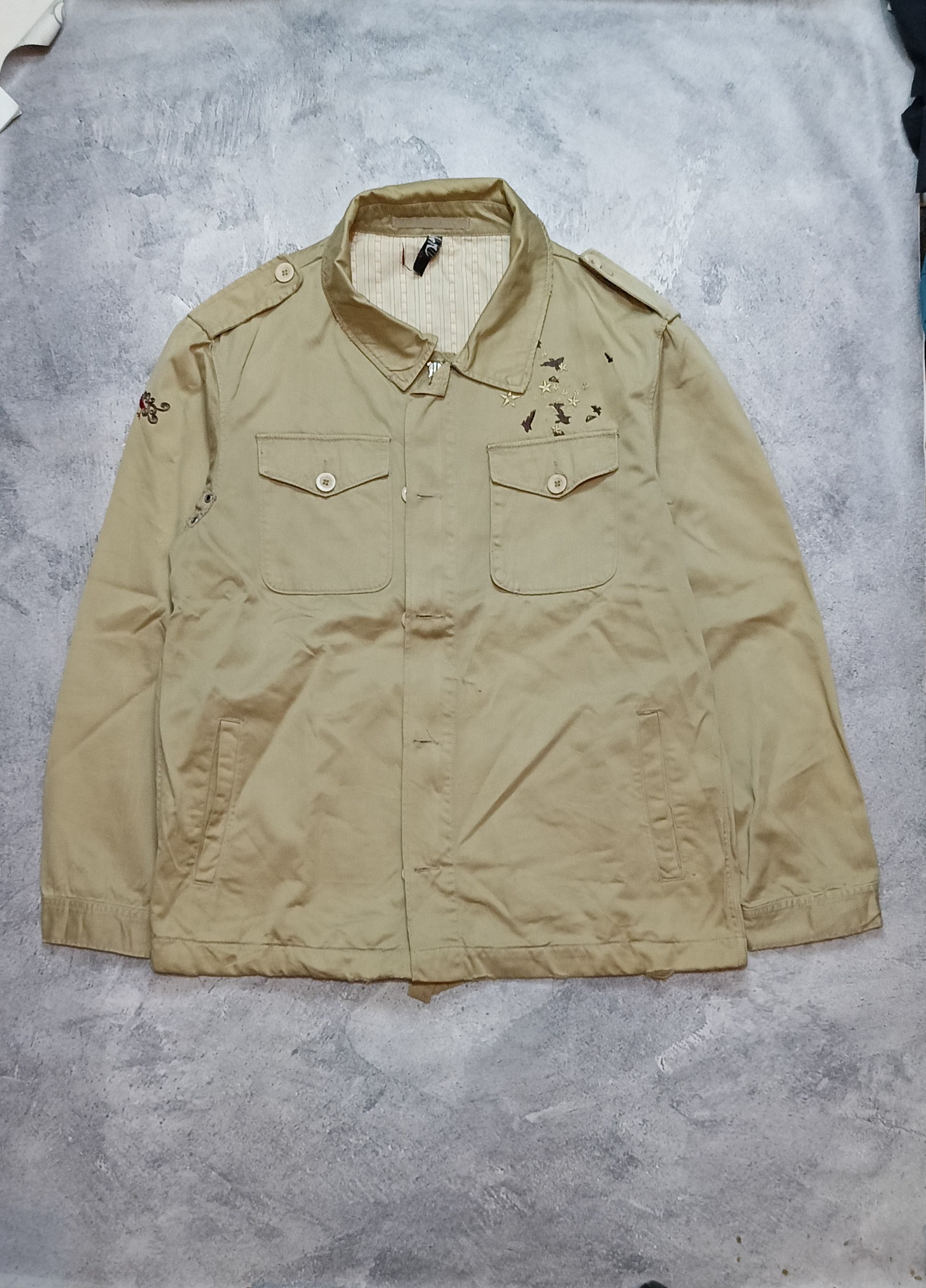 Designer × Japanese Brand × Quicksilver Vintage truker quick silver destroy Size US L / EU 52-54 / 3 - 1 Thumbnail