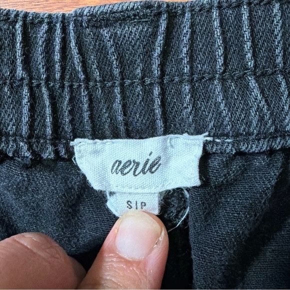 Other New Aerie Daydream Black Denim Short Sz Small S Size 24" / US 00 / IT 34 - 4 Thumbnail