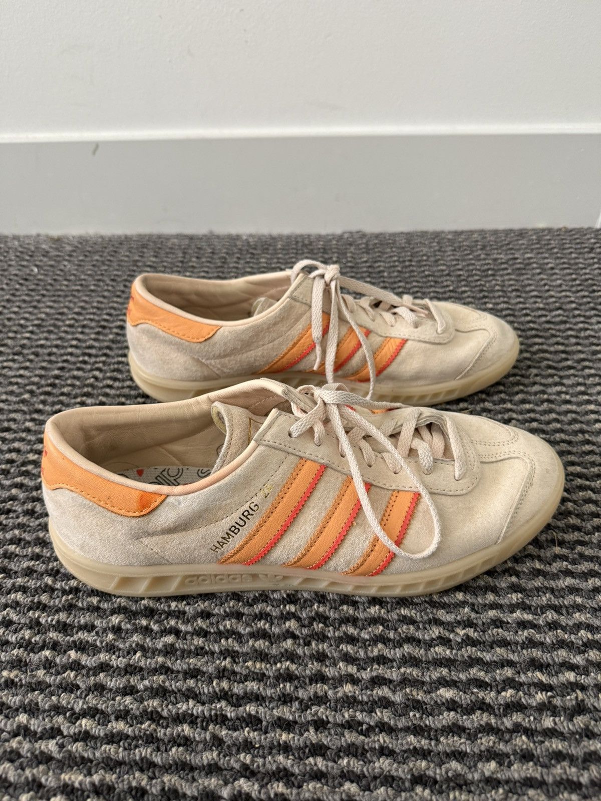 Adidas Adidas Hamburg Crystal Sand Hazy Orange Sneakers 8.5 Men Size US 8.5 / EU 41-42 - 3 Thumbnail