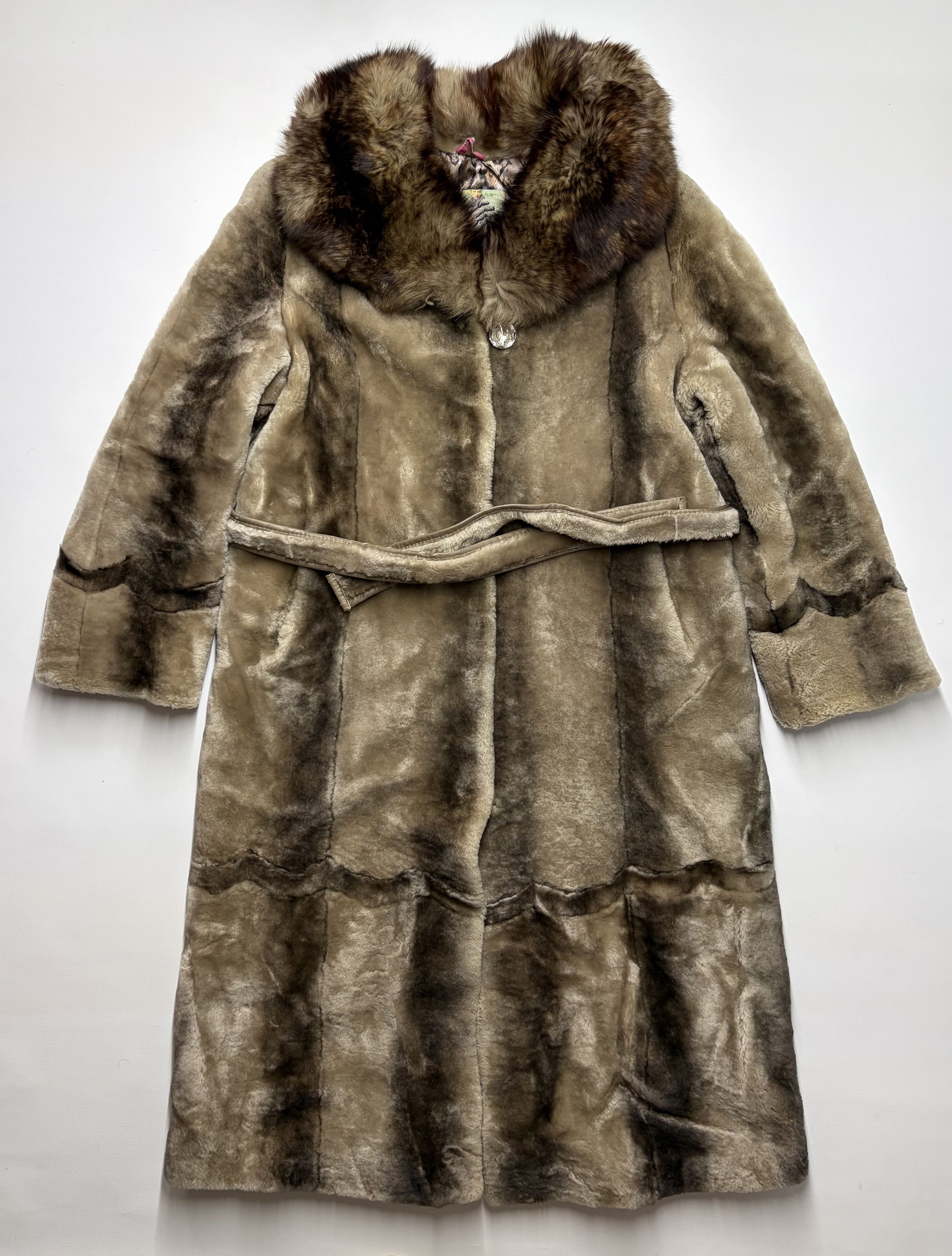 Vintage Vintage Long Real Fur coat Size L / US 10 / IT 46 - 1 Thumbnail