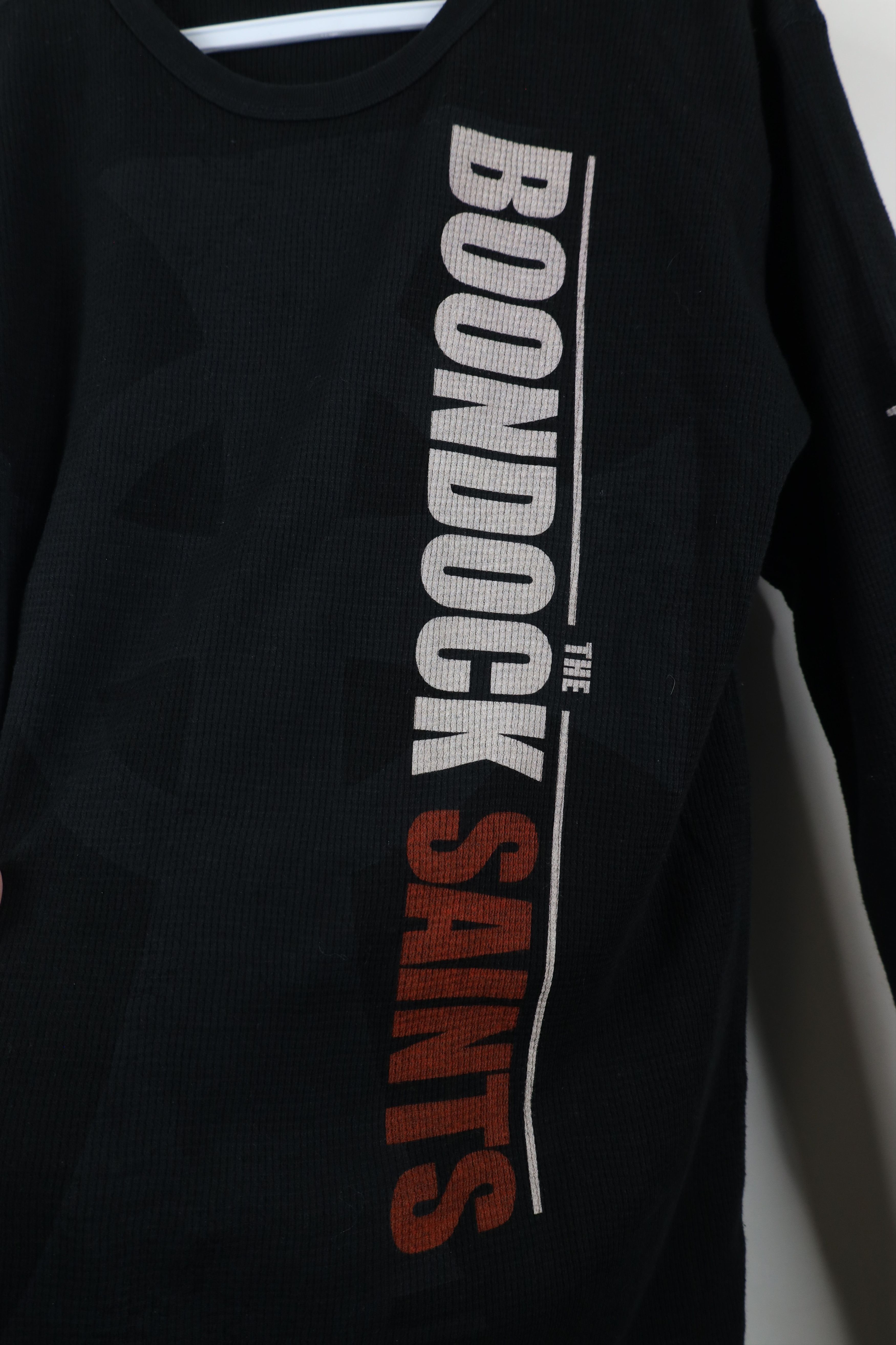 Vintage Vintage Boondocks Thermal Waffle Knit Long Sleeve T-Shirt Size US L / EU 52-54 / 3 - 7 Thumbnail