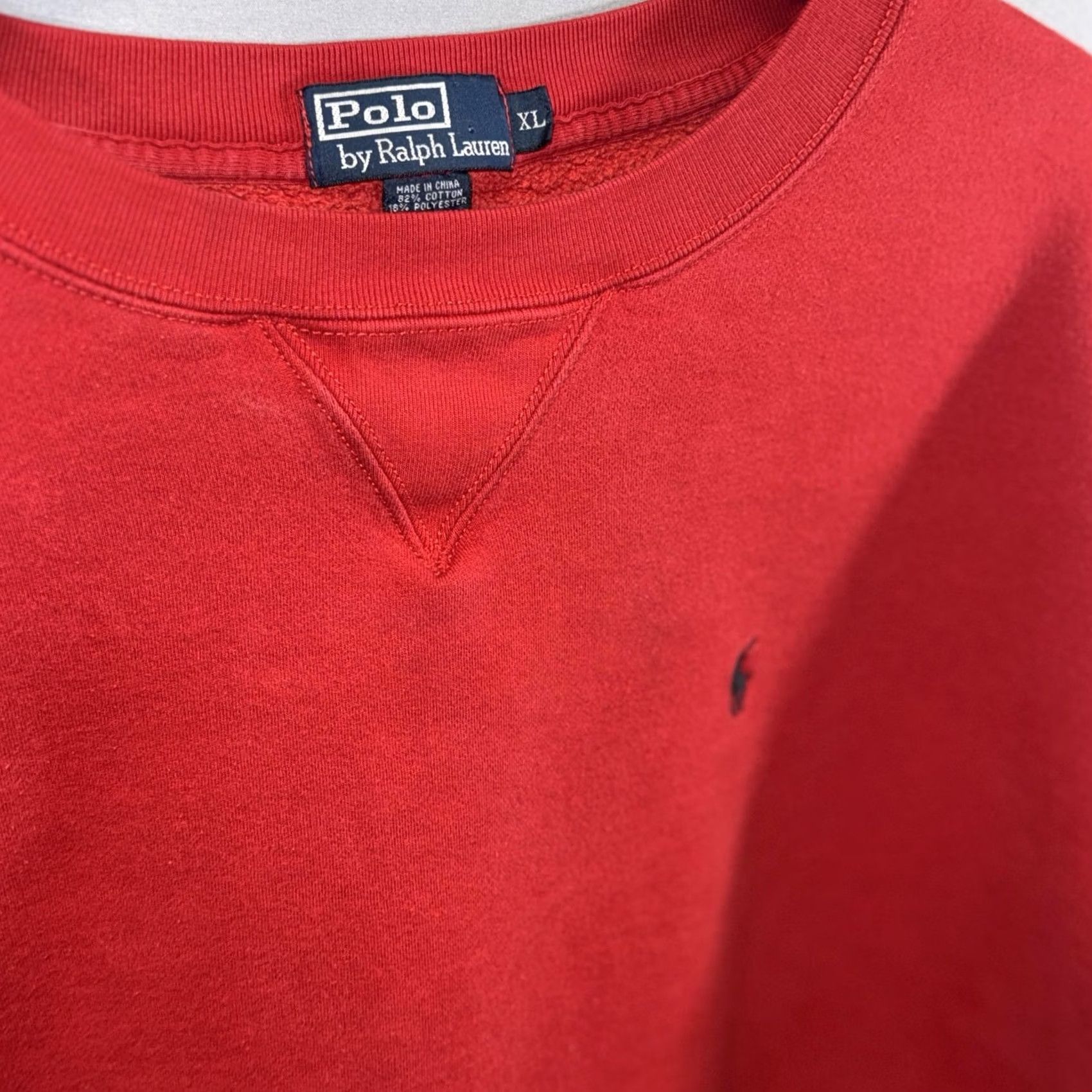 Polo Ralph Lauren Polo Ralph Lauren Sweatshirt Mens XL Red Crewneck Pullover Small Pony Logo Size US XL / EU 56 / 4 - 3 Thumbnail