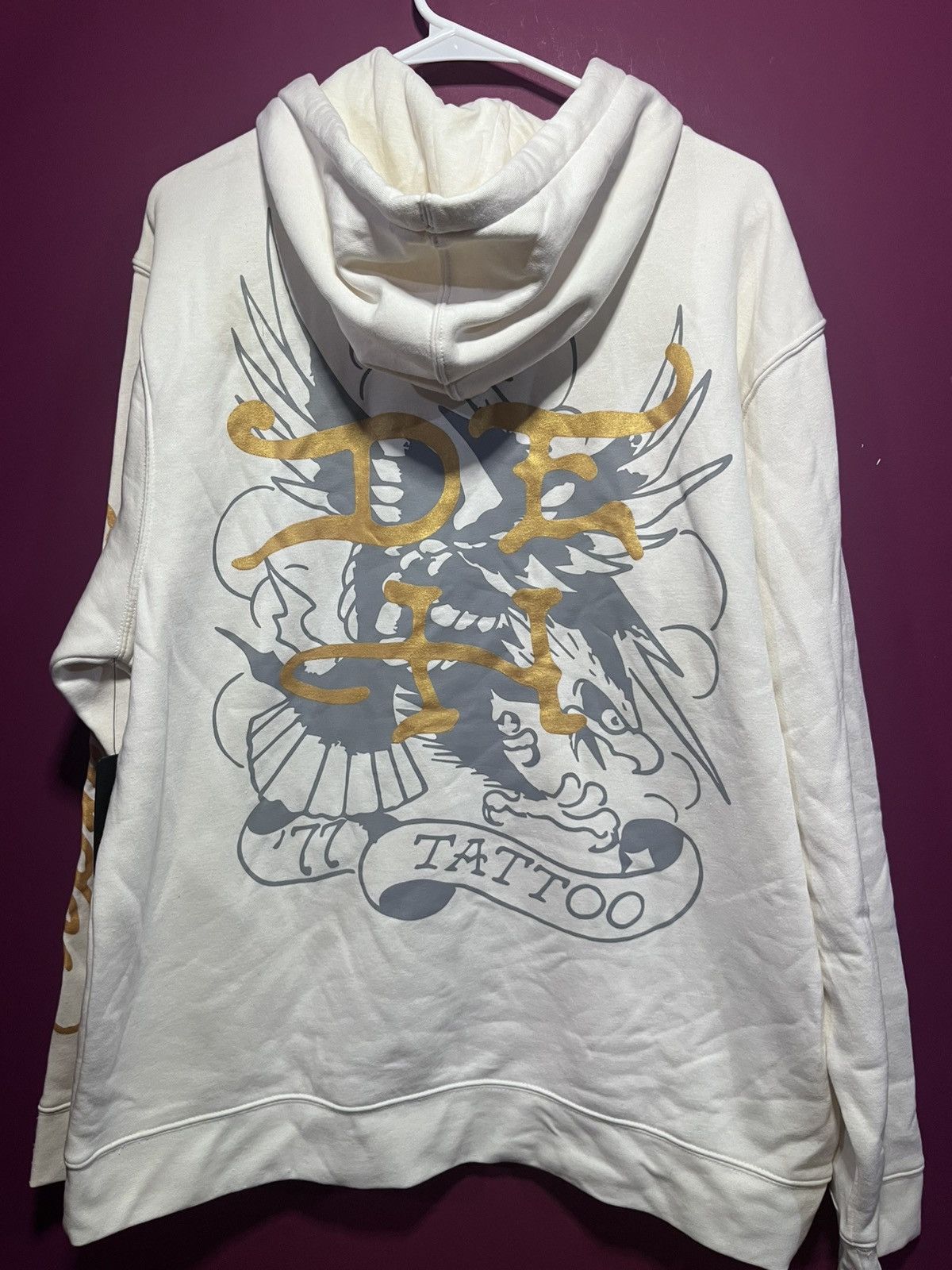 Ed Hardy Ed hardy damaged hoodie Size US XL / EU 56 / 4 - 9 Thumbnail