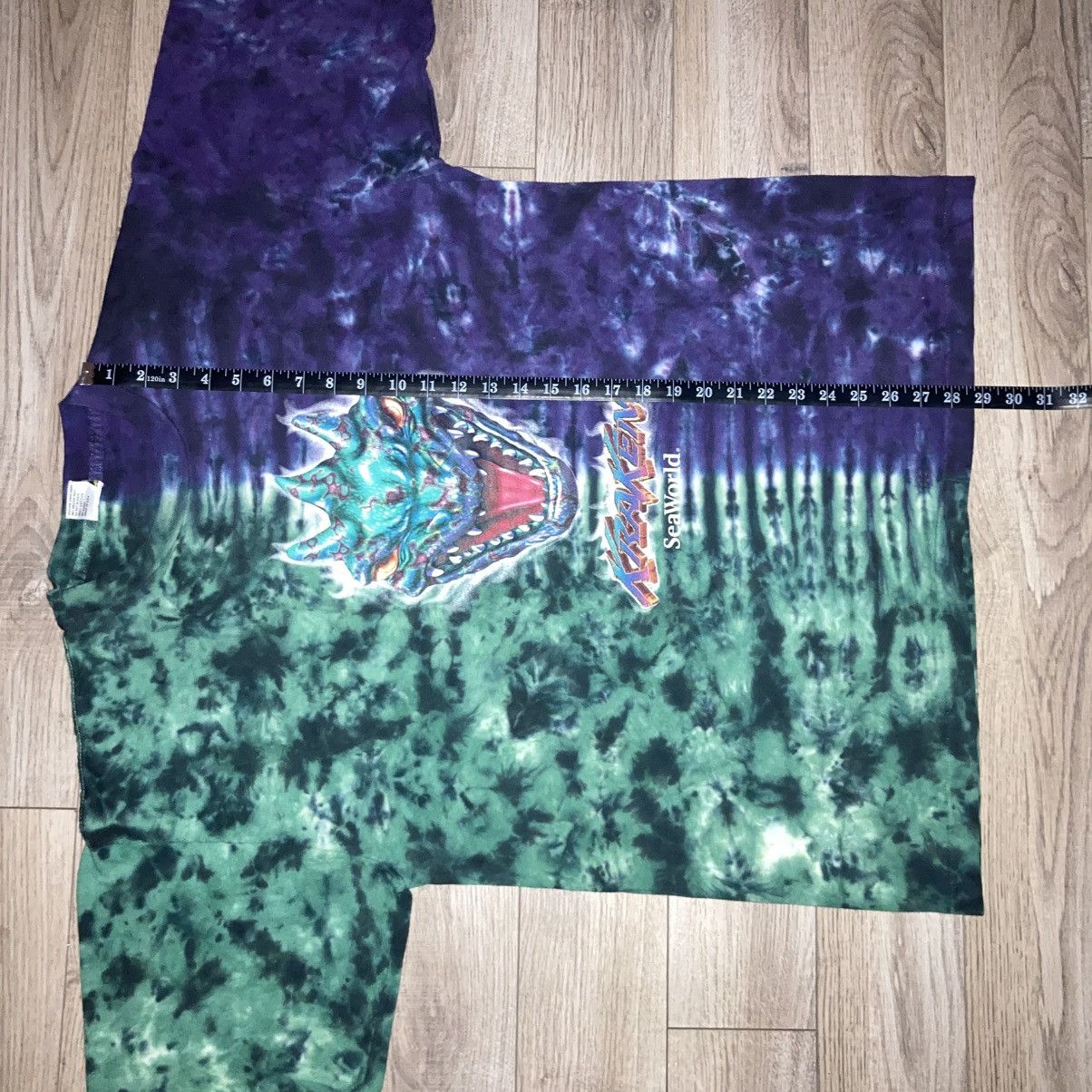 Other Vintage 90s Seaworld Kraken Rollercoaster tee Size US XL / EU 56 / 4 - 7 Thumbnail