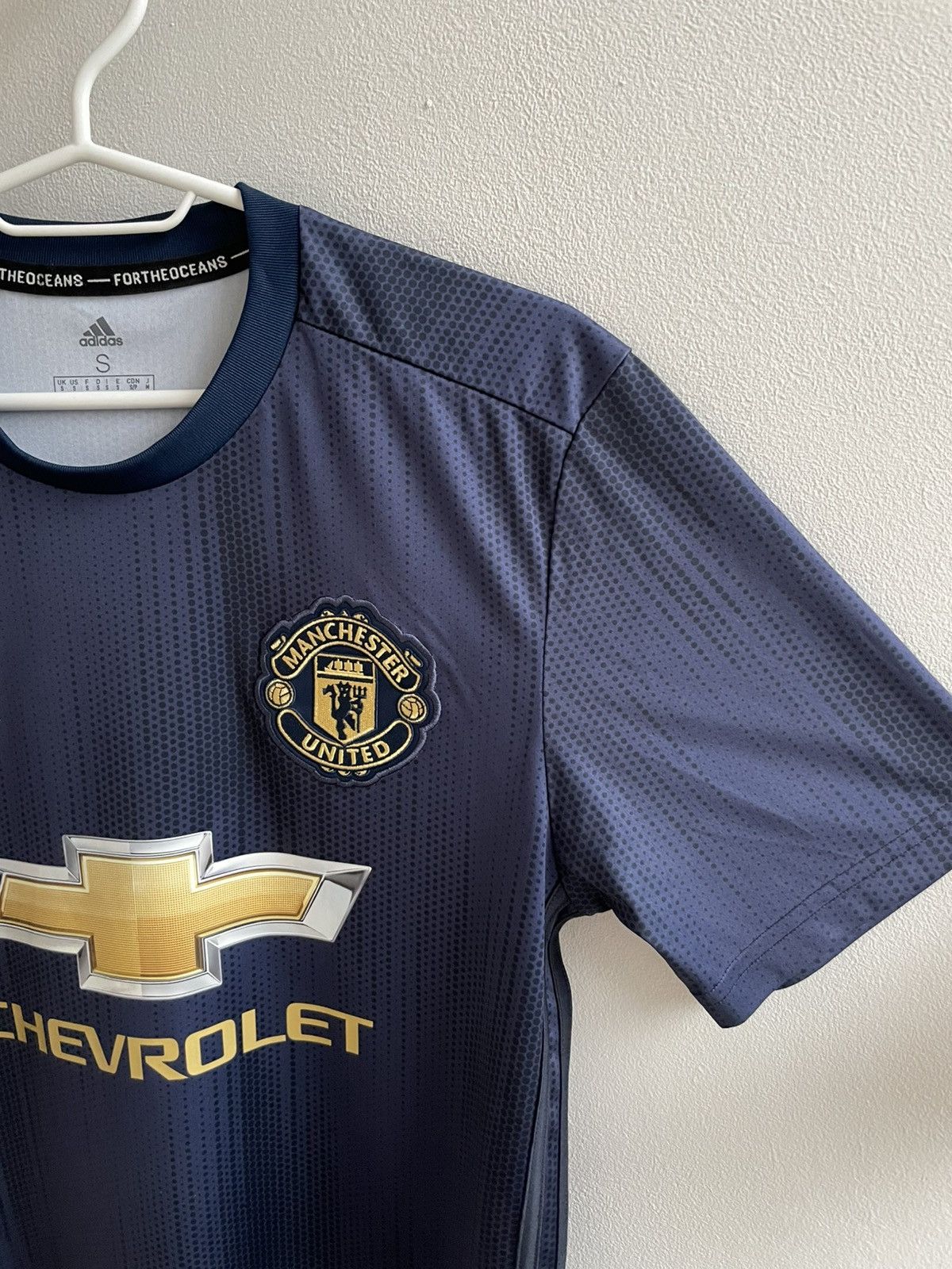 Adidas Manchester United 2018 2019 Football Shirt Soccer Jersey Size US S / EU 44-46 / 1 - 4 Thumbnail