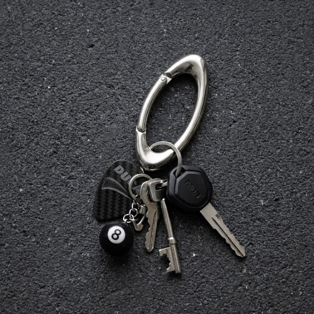 Japanese Brand Oval Keychain Size ONE SIZE - 4 Thumbnail