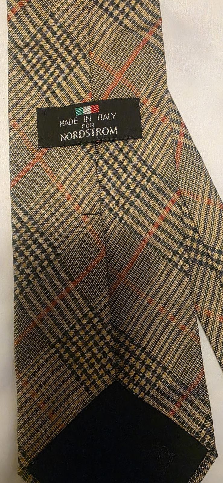 Nordstrom Nordstrom Men's Made in Italy Plaid Tie Size ONE SIZE - 2 Thumbnail
