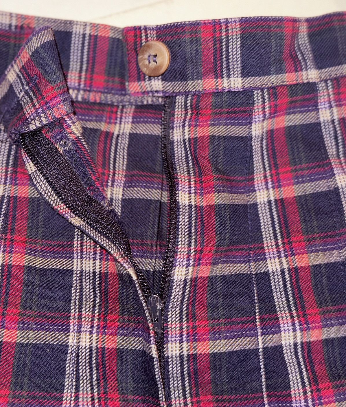 Other Vintage 80s Palmetto’s Plaid Pleated Mini Skirt Size 25" / US 0 / IT 36 - 9 Thumbnail