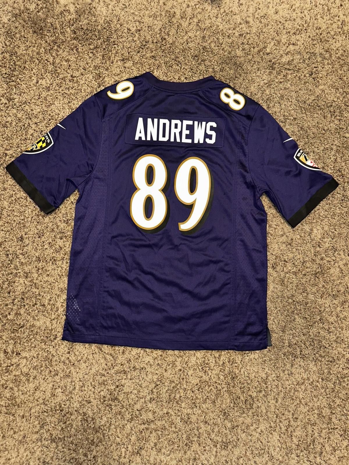 Nike Nike Men's Baltimore Ravens Mark Andrews Purple Game Jersey Size US L / EU 52-54 / 3 - 6 Thumbnail