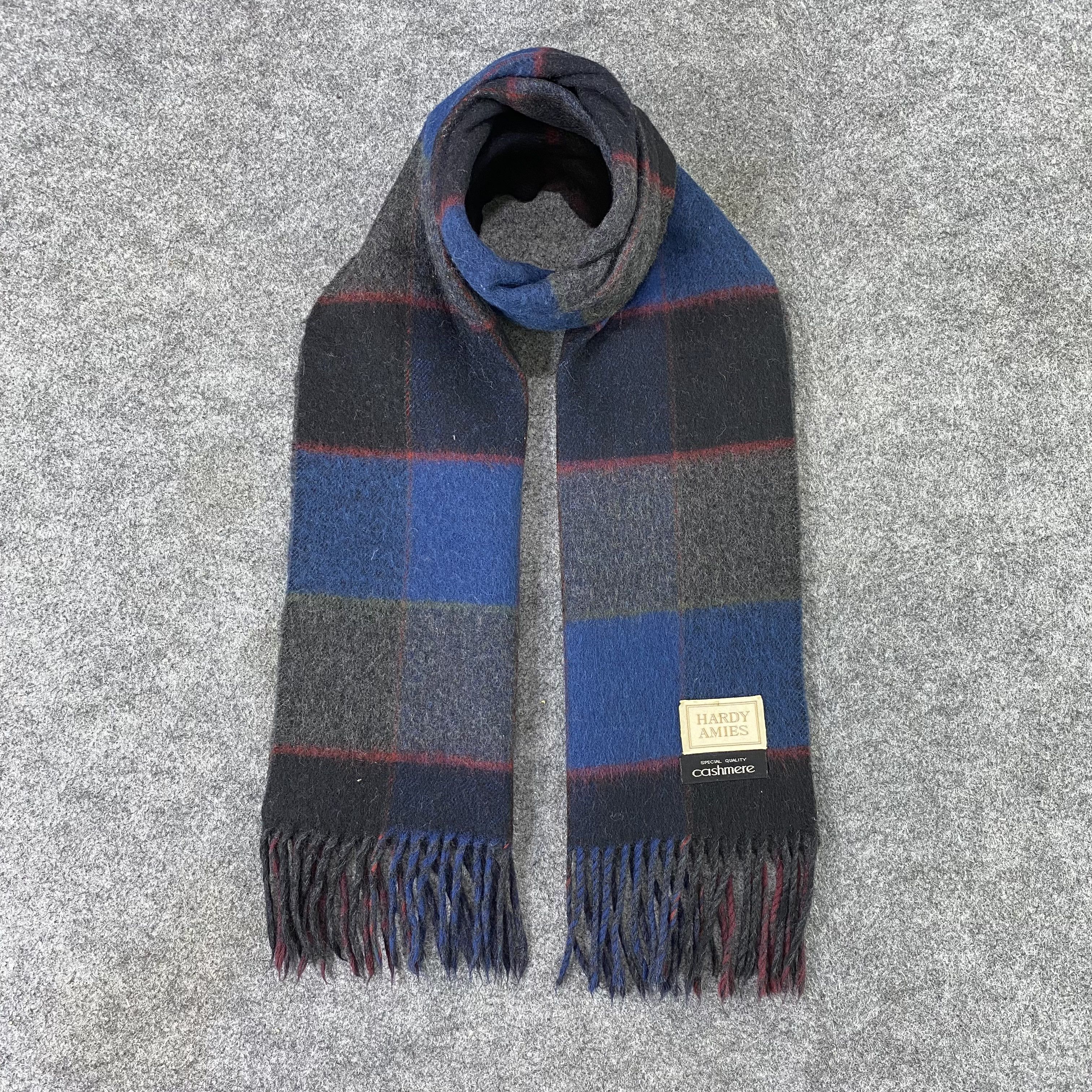 Hardy Amies Hardy Amies Cashmere Scarf / Neckwear / Neckerchief - T1197 Size ONE SIZE - 1 Thumbnail