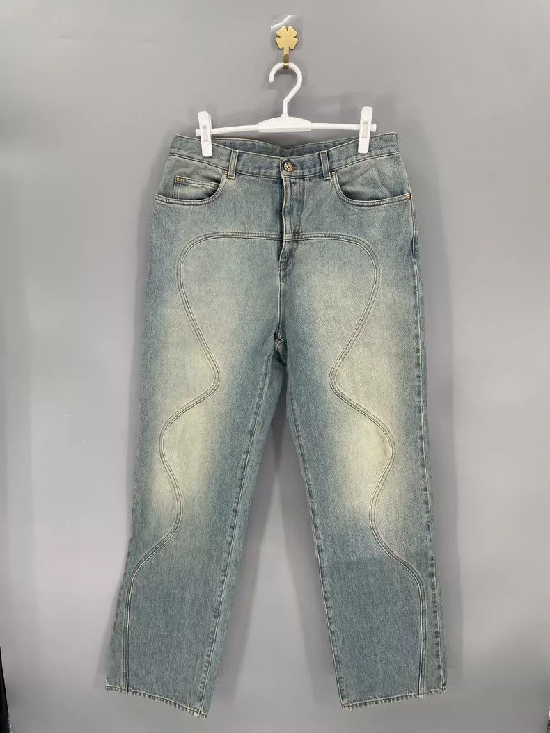 Louis Vuitton Louis Vuitton Cut details do old zipper jeans 2501-Nextarro Size US 34 / EU 50 - 1 Thumbnail