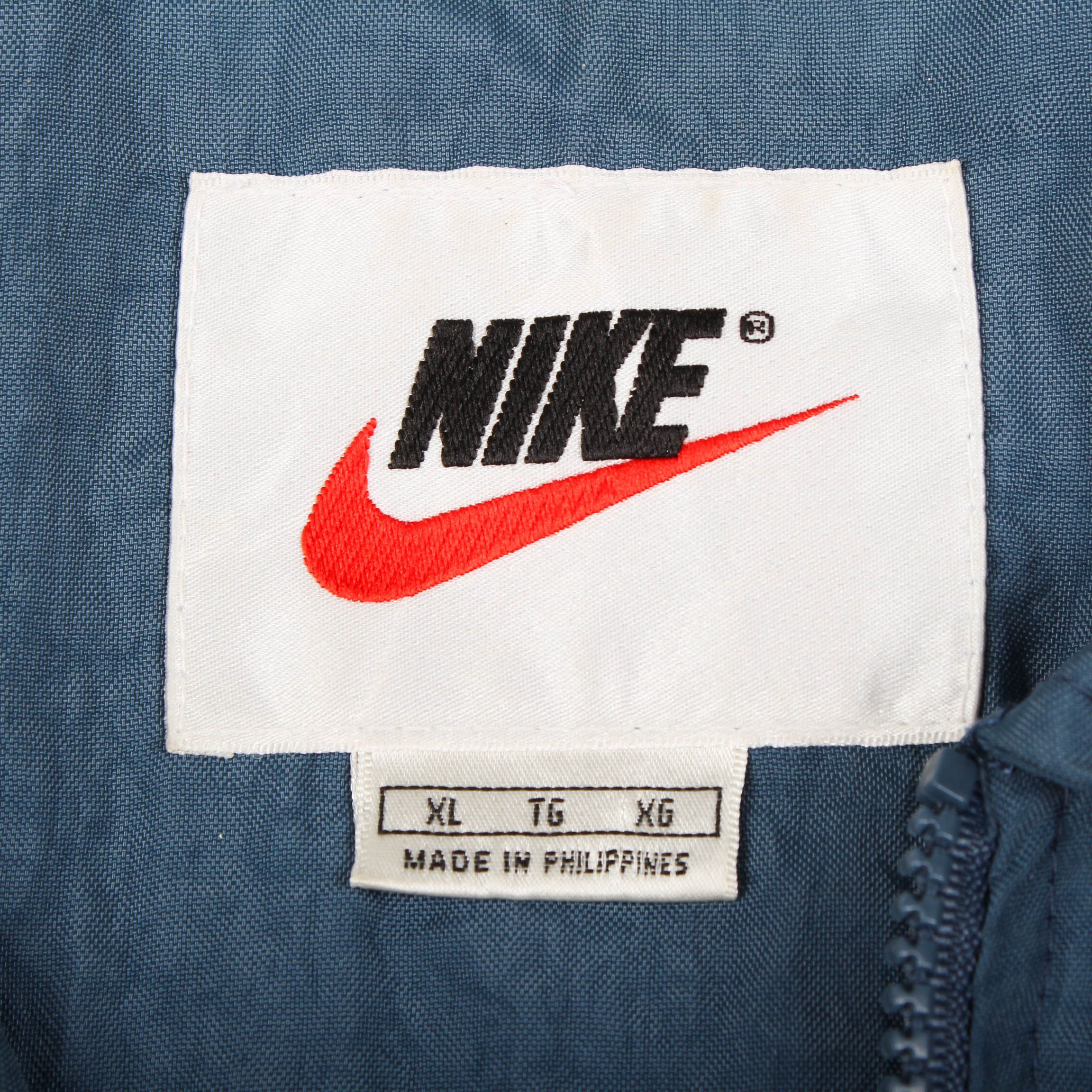 Nike Vintage Nike Big Swoosh Windbreaker Jacket 90s Size US XL / EU 56 / 4 - 8 Thumbnail