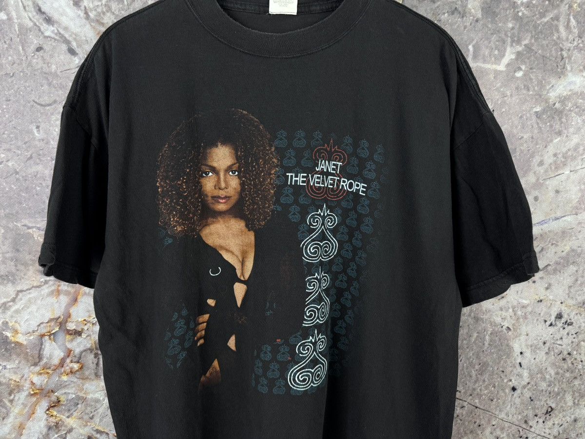 Michael Jackson Janet Jackson The Velvet Rope Tour 1998 Vintage T-Shirt Rare Size US XL / EU 56 / 4 - 4 Thumbnail