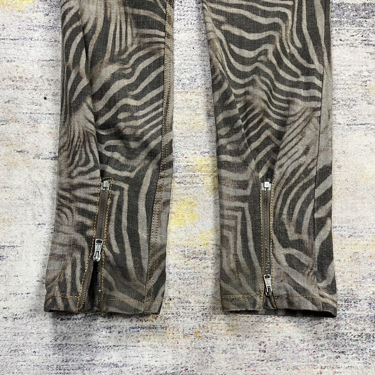 Hysteric Glamour × Tom Rebl Tom Rebl Zebra print denim pants Size US 33 - 5 Thumbnail