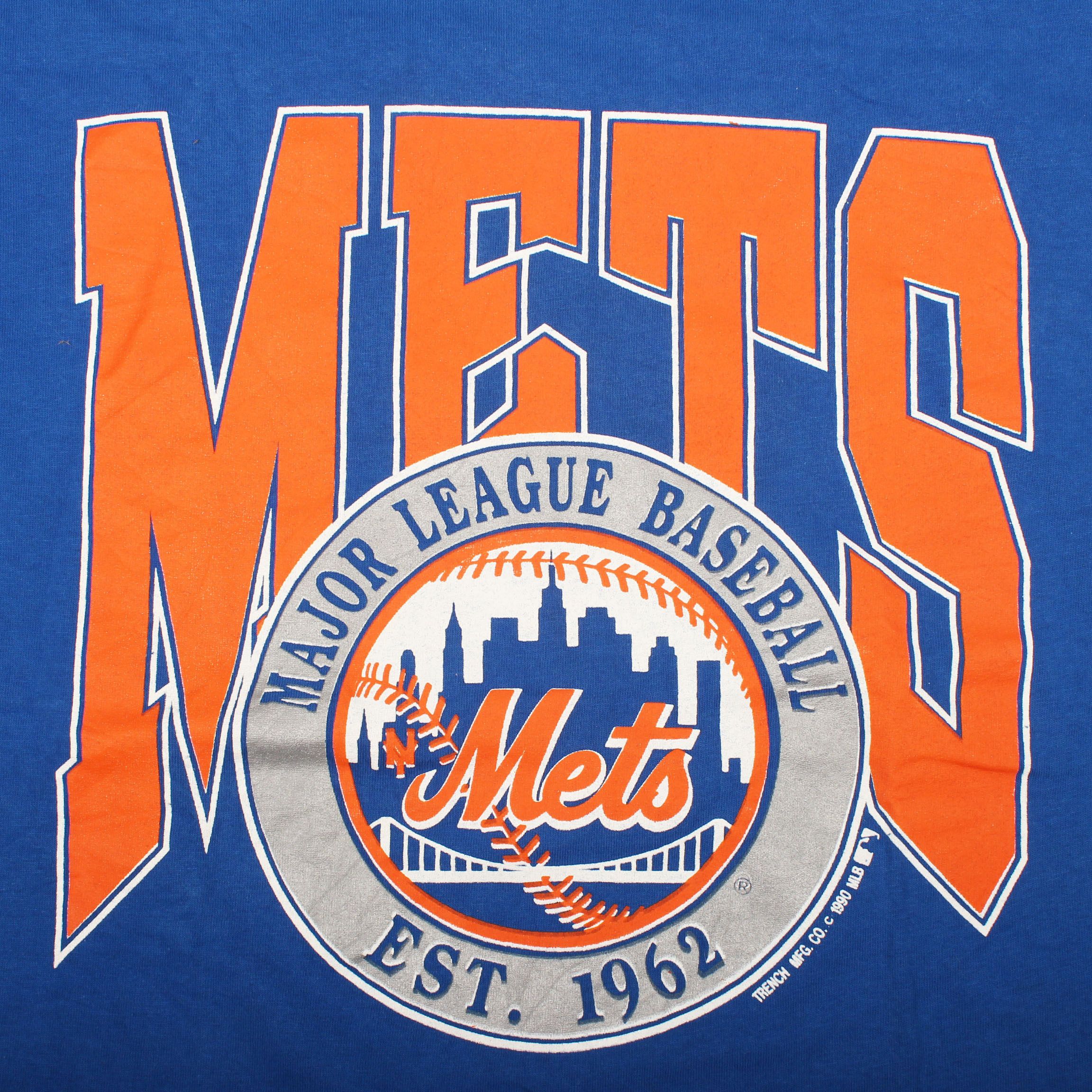 MLB New York Mets T Shirt MLB Baseball Tee 90s Size US XL / EU 56 / 4 - 6 Thumbnail