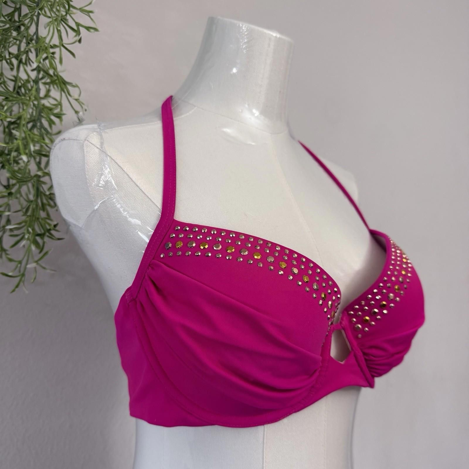 Designer Victoria Secret Push Up Swim Top 36C Size ONE SIZE - 2 Thumbnail