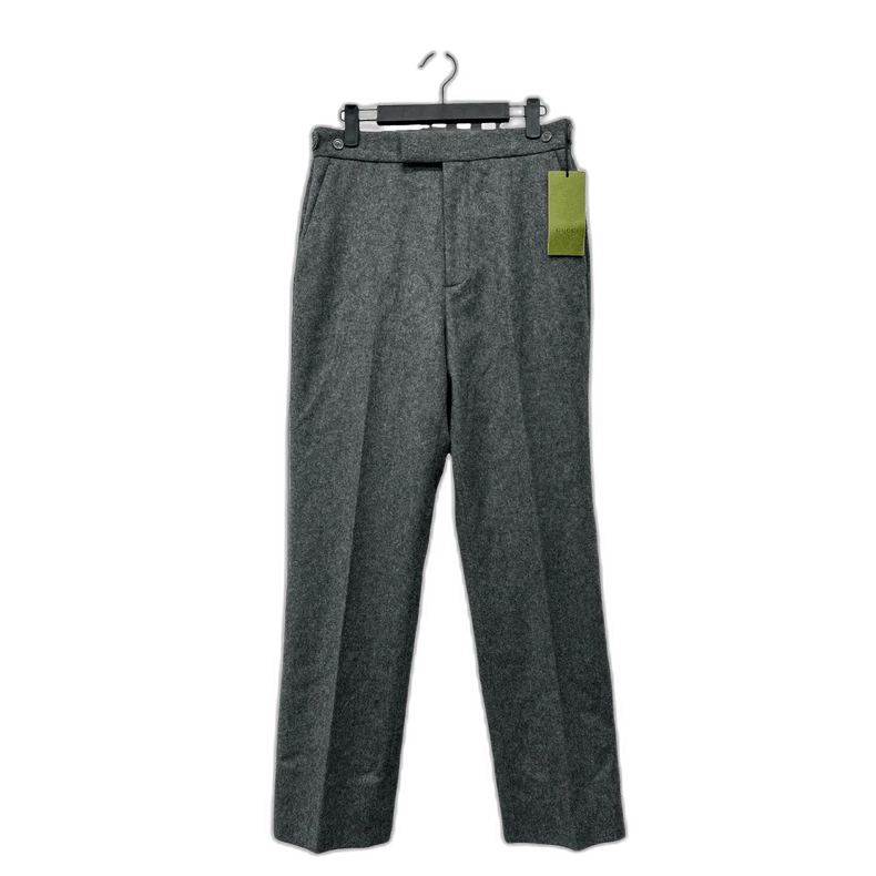 Gucci Gucci Gray Wool Trousers Size 44-2505 Size US 44 / EU 60 - 1 Thumbnail