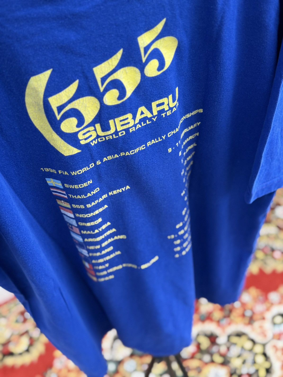 Band Tees Vintage 1996s Subaru Railly Team Men's T-Shirt Logo Size US L / EU 52-54 / 3 - 10 Thumbnail