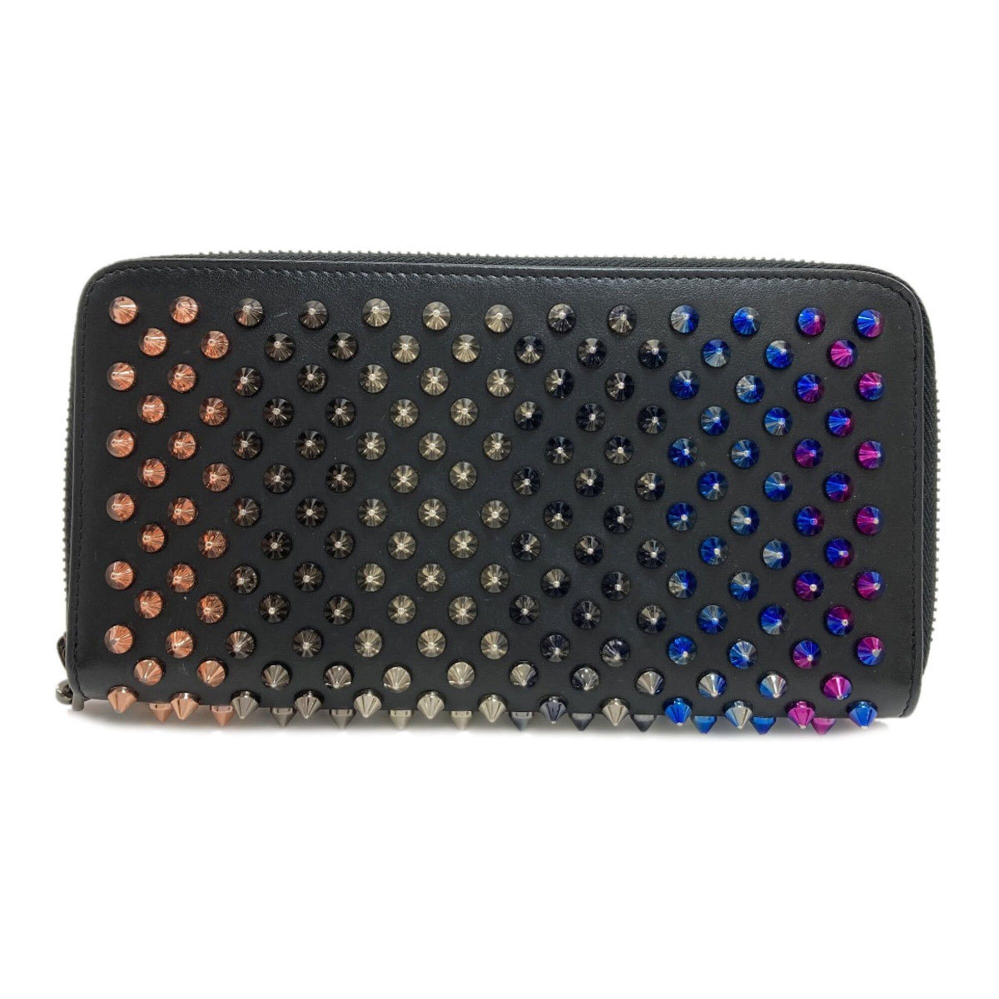Christian Louboutin Christian Louboutin Panettone Studded Leather Long Wallet for Women Size ONE SIZE - 1 Thumbnail