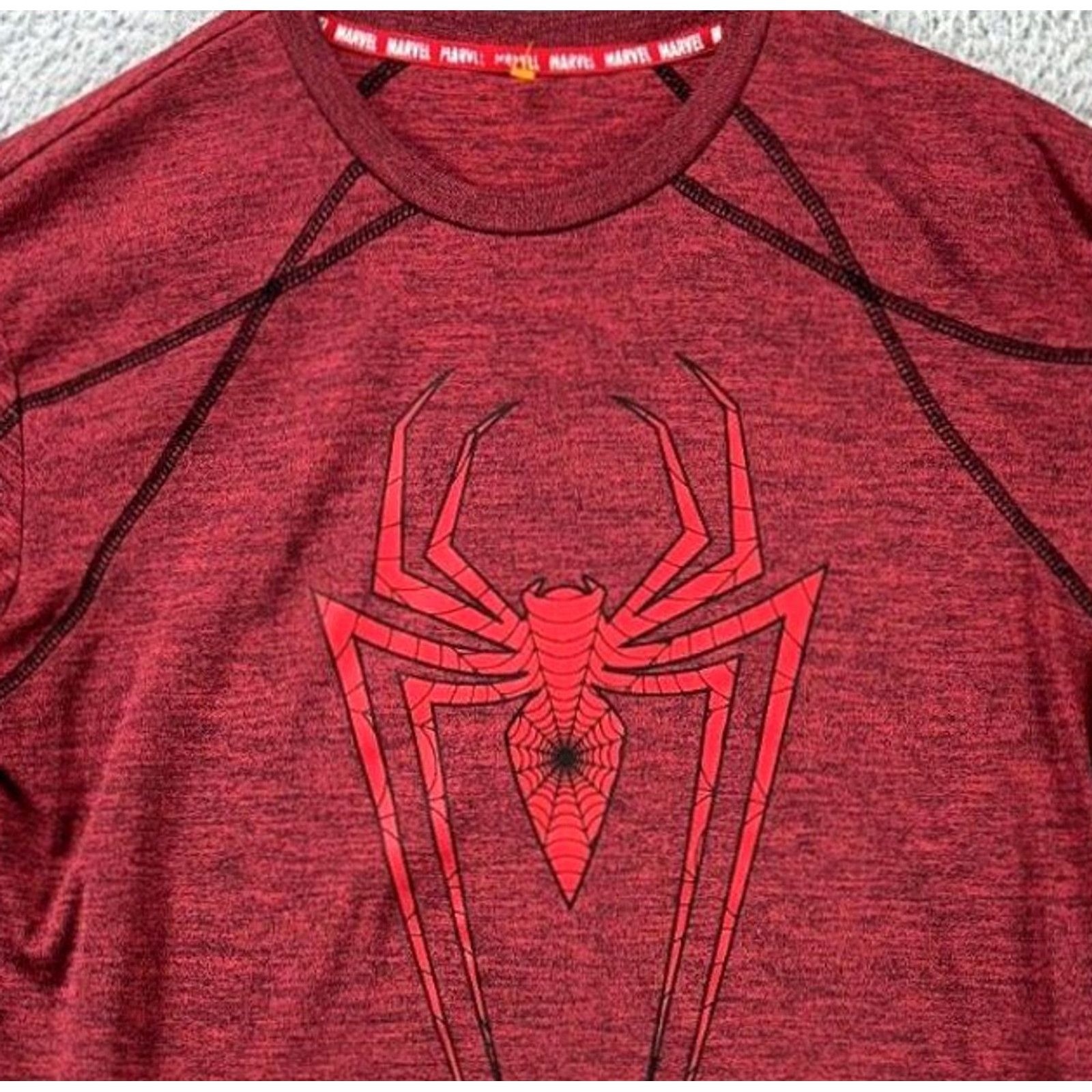 Vintage Marvel Shirt Adult Small Mens Spider-Man Hero Elite Series Red Crew Neck Short Sleeve T-Shirt Size US S / EU 44-46 / 1 - 2 Thumbnail
